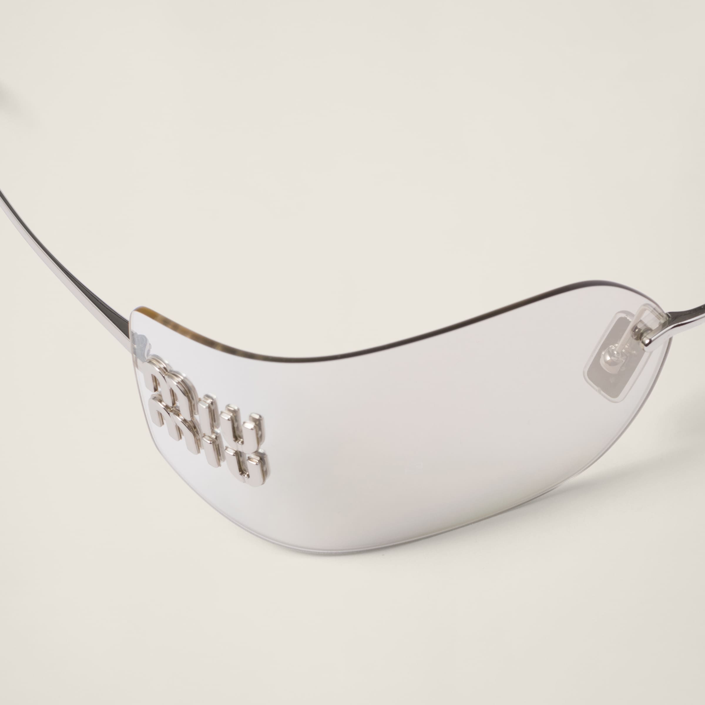 Light Gold Lenses Miu Miu Runway Sunglasses | Miu Miu