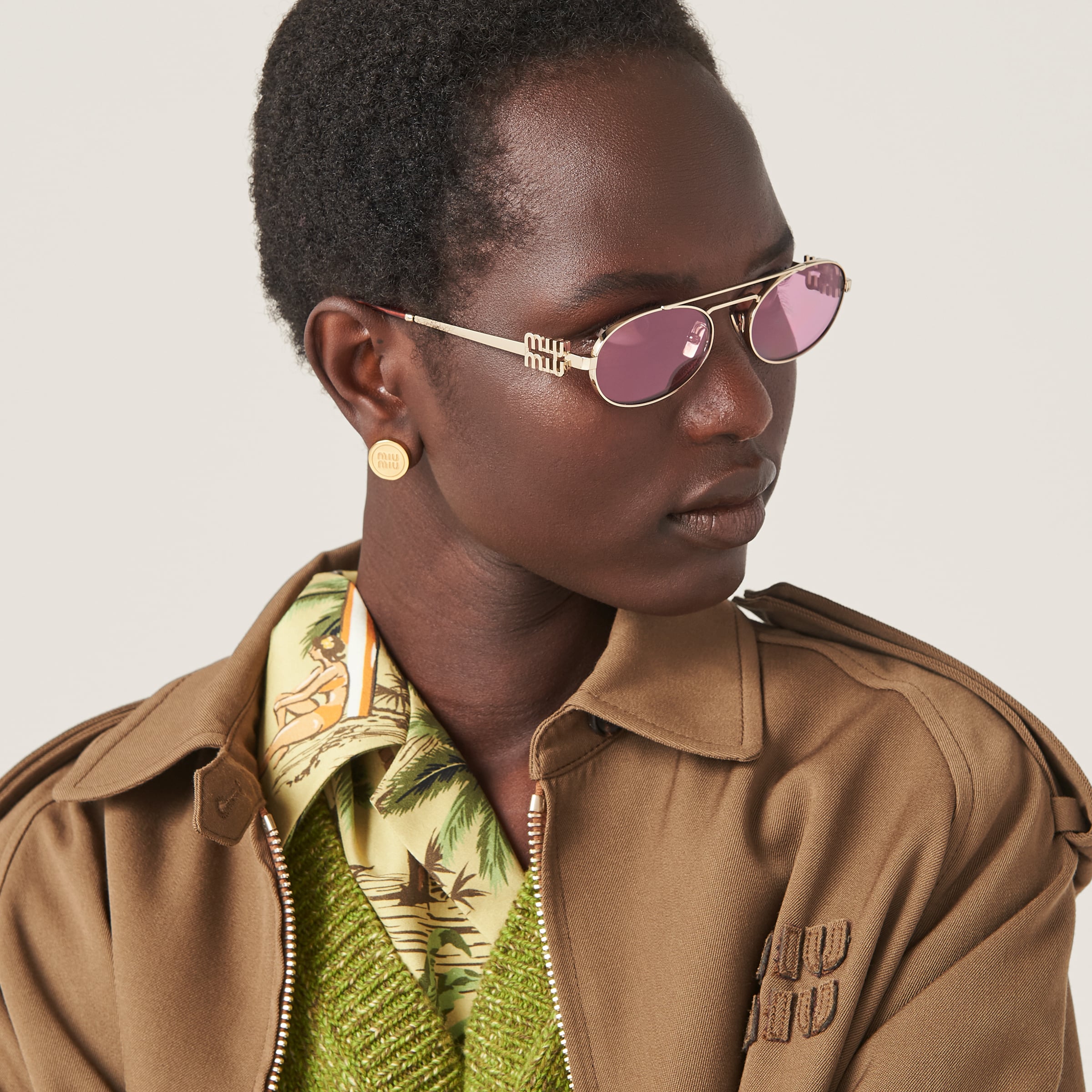 Miu miu sunglasses with stones shop