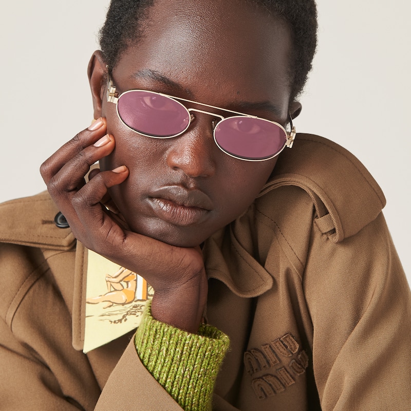 Miu Miu Logo sunglasses