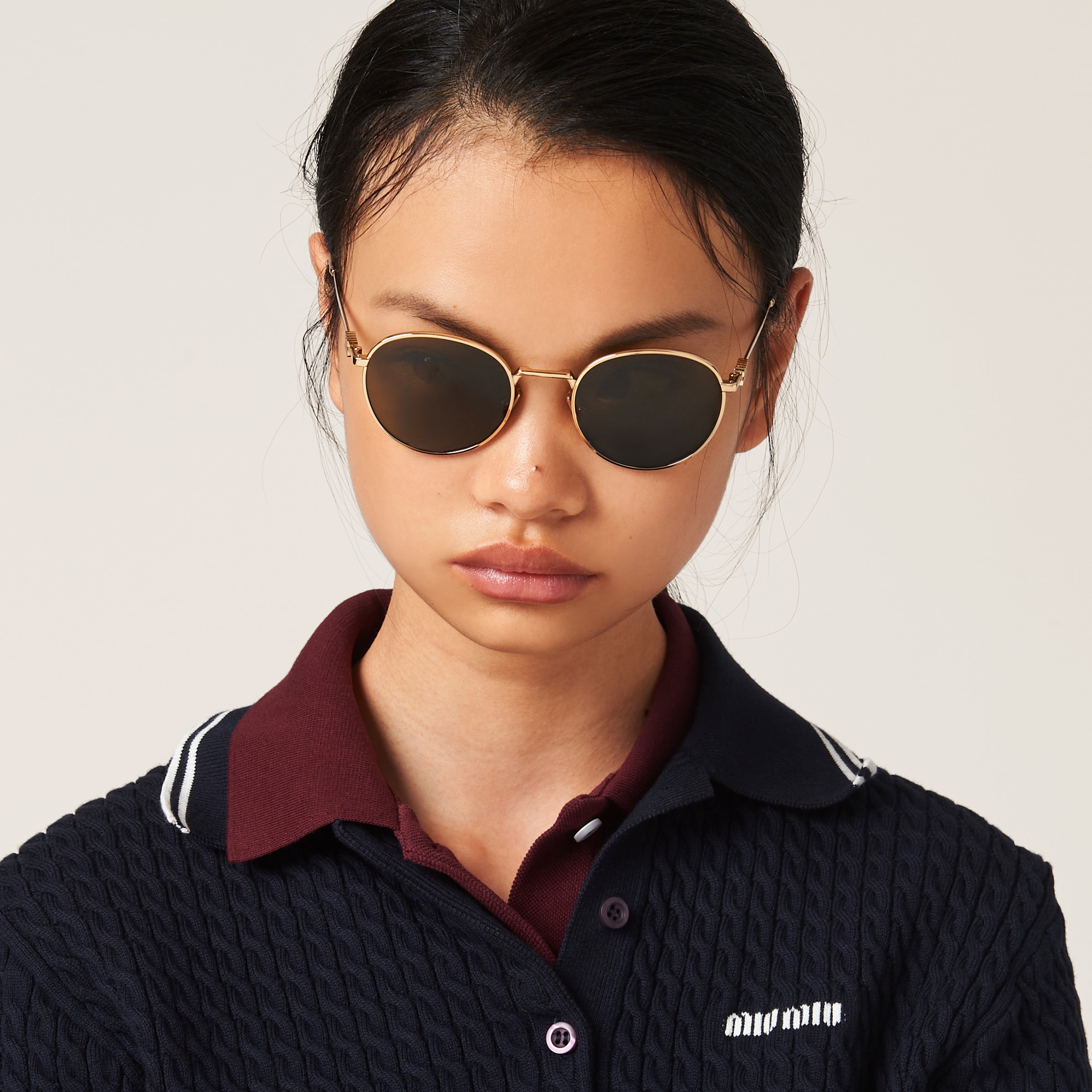 Miu miu green sunglasses clearance