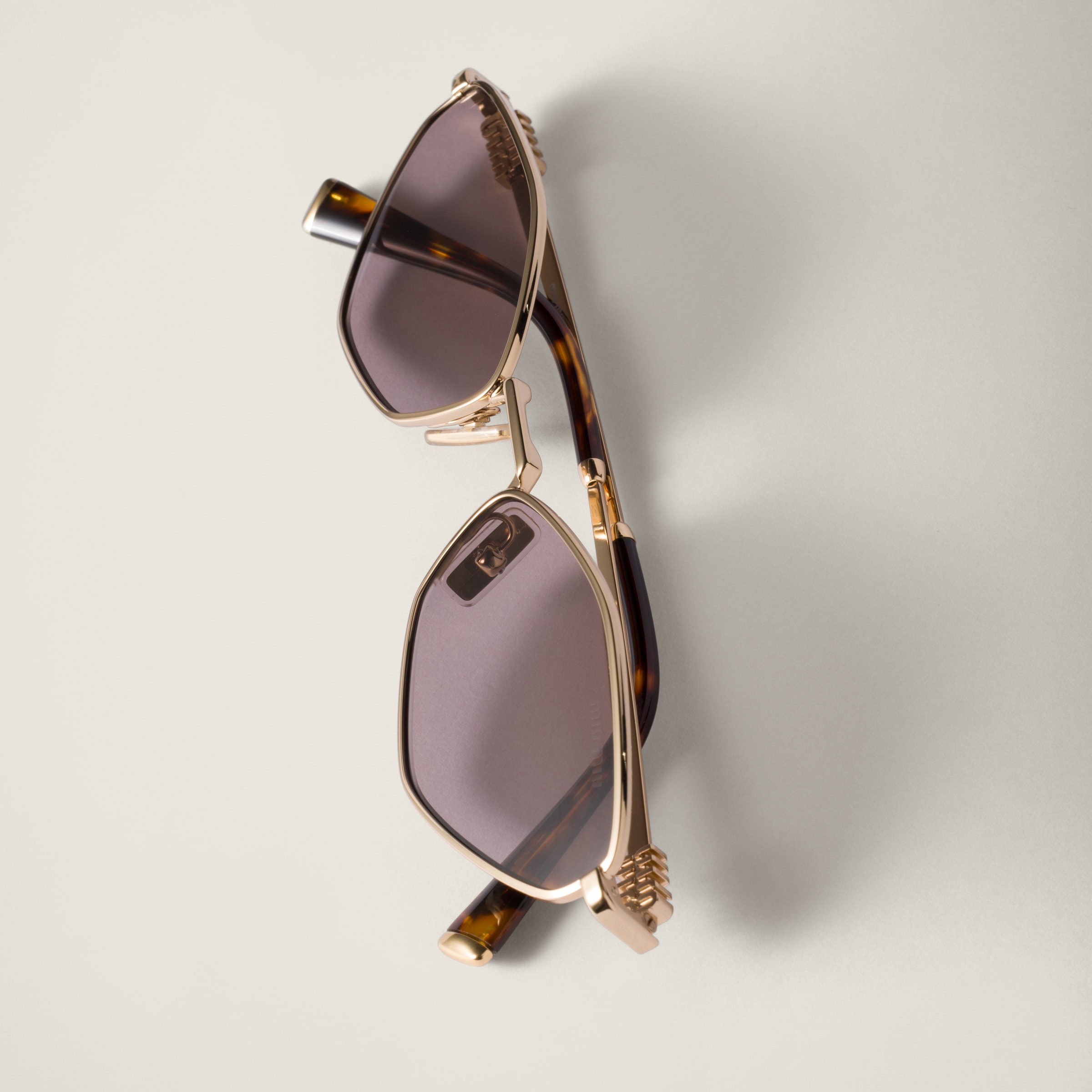 Miu Miu Miu Regard Sunglasses In Mauve Lenses