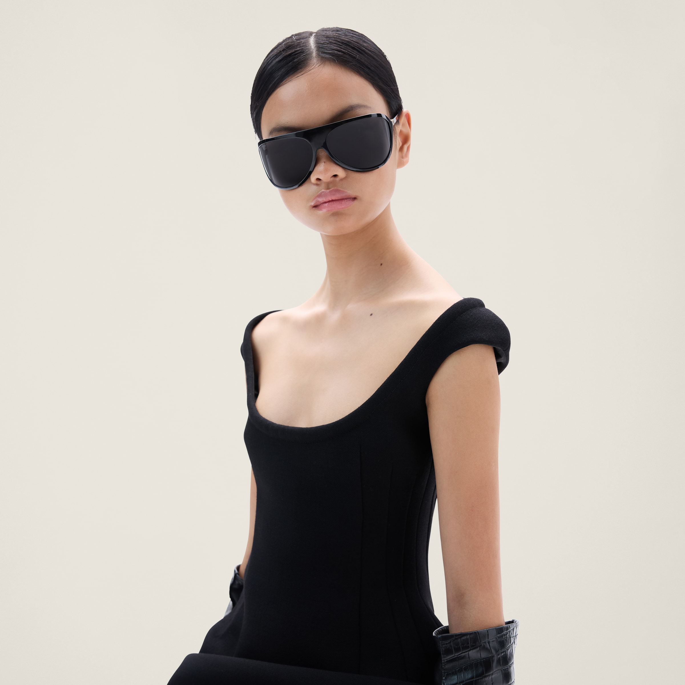 Miu Miu Runway Sunglasses In Slate Gray Lenses