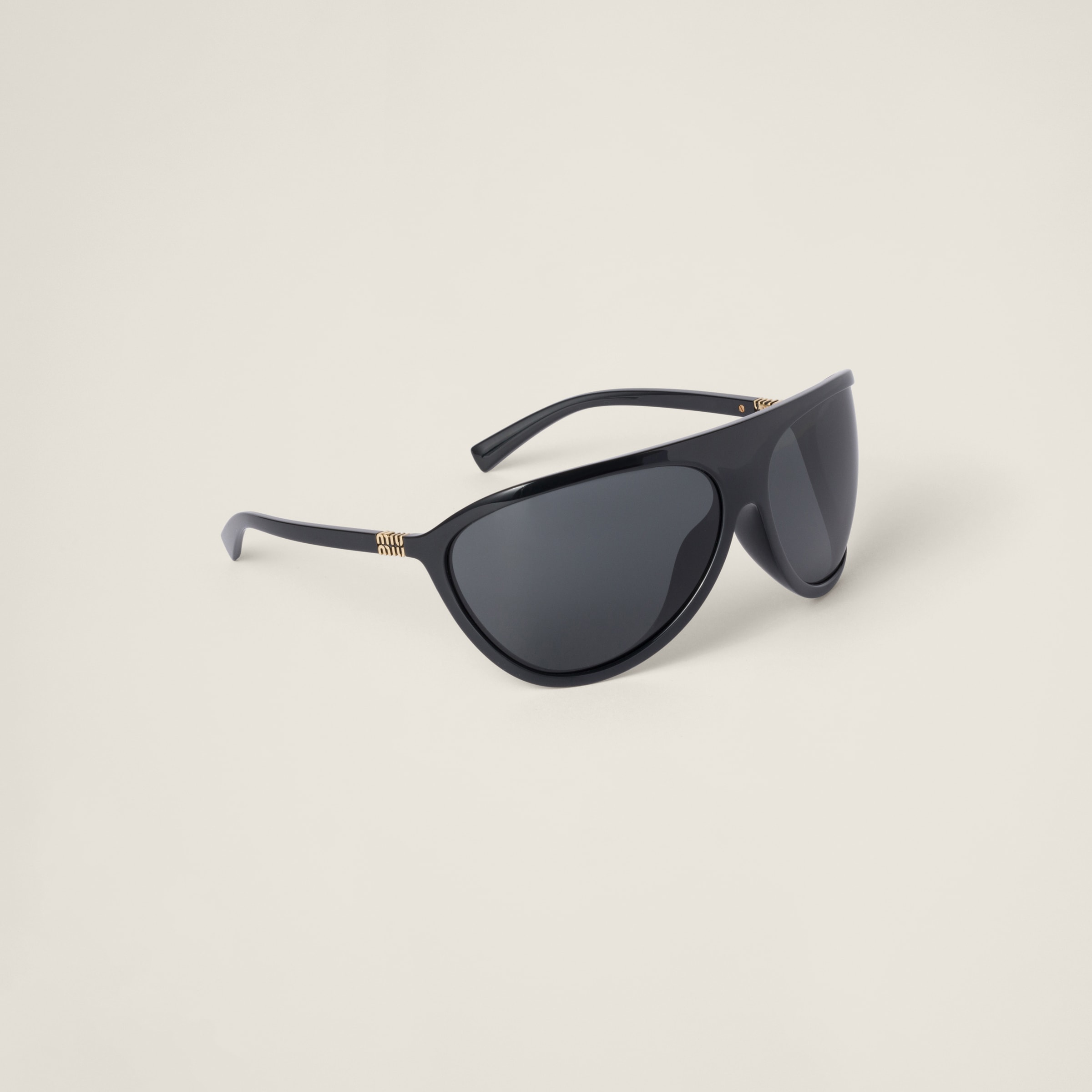 Miu Miu Runway Sunglasses In Slate Gray Lenses