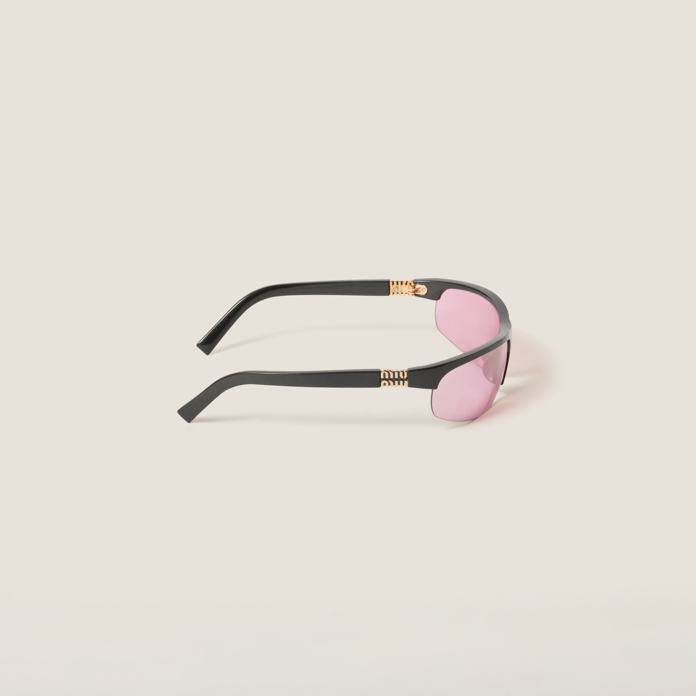 Miu Miu Runway Sunglasses In Mirrored Begonia Lenses