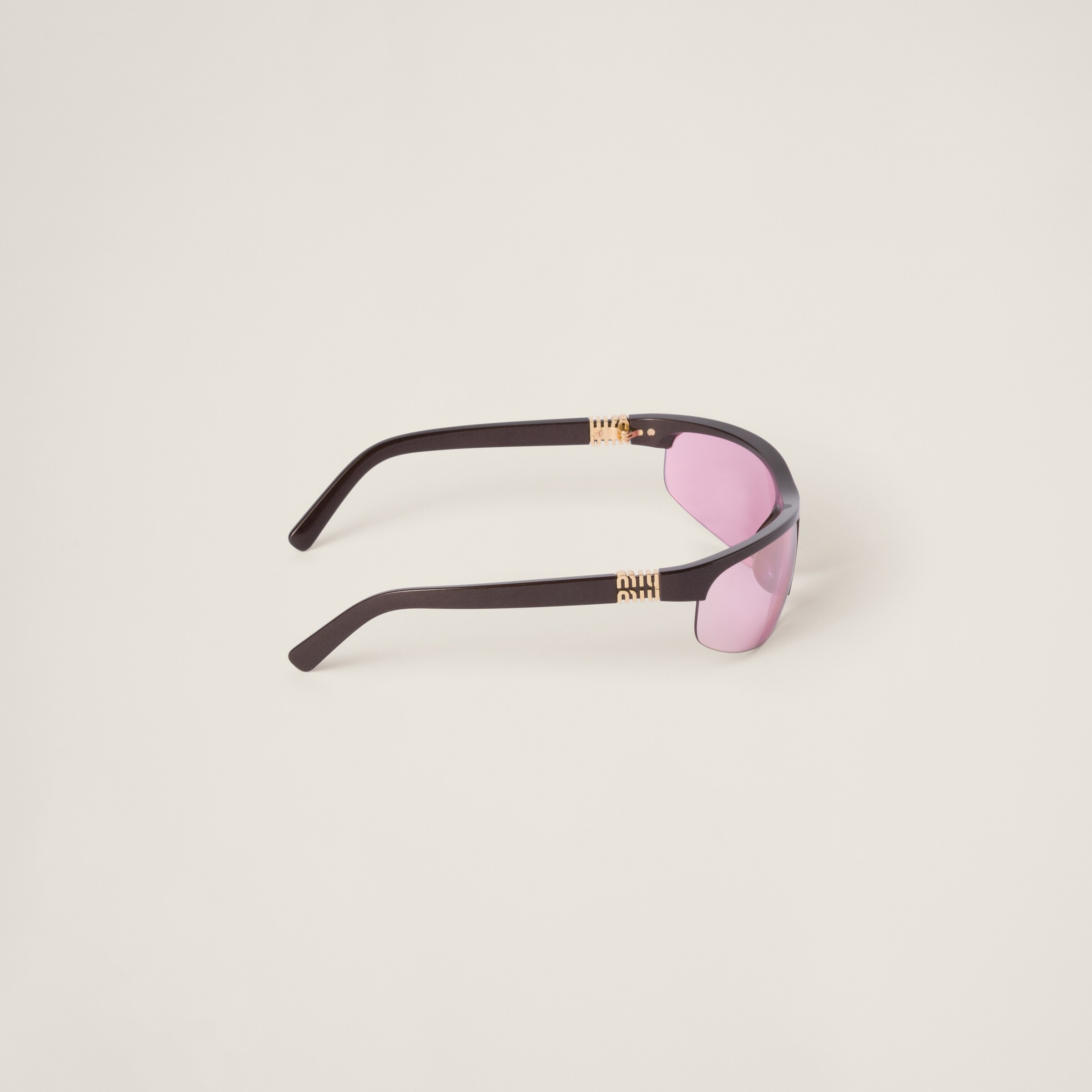 ピンクミラーレンズ ミュウ ノクターン サングラス | Miu Miu