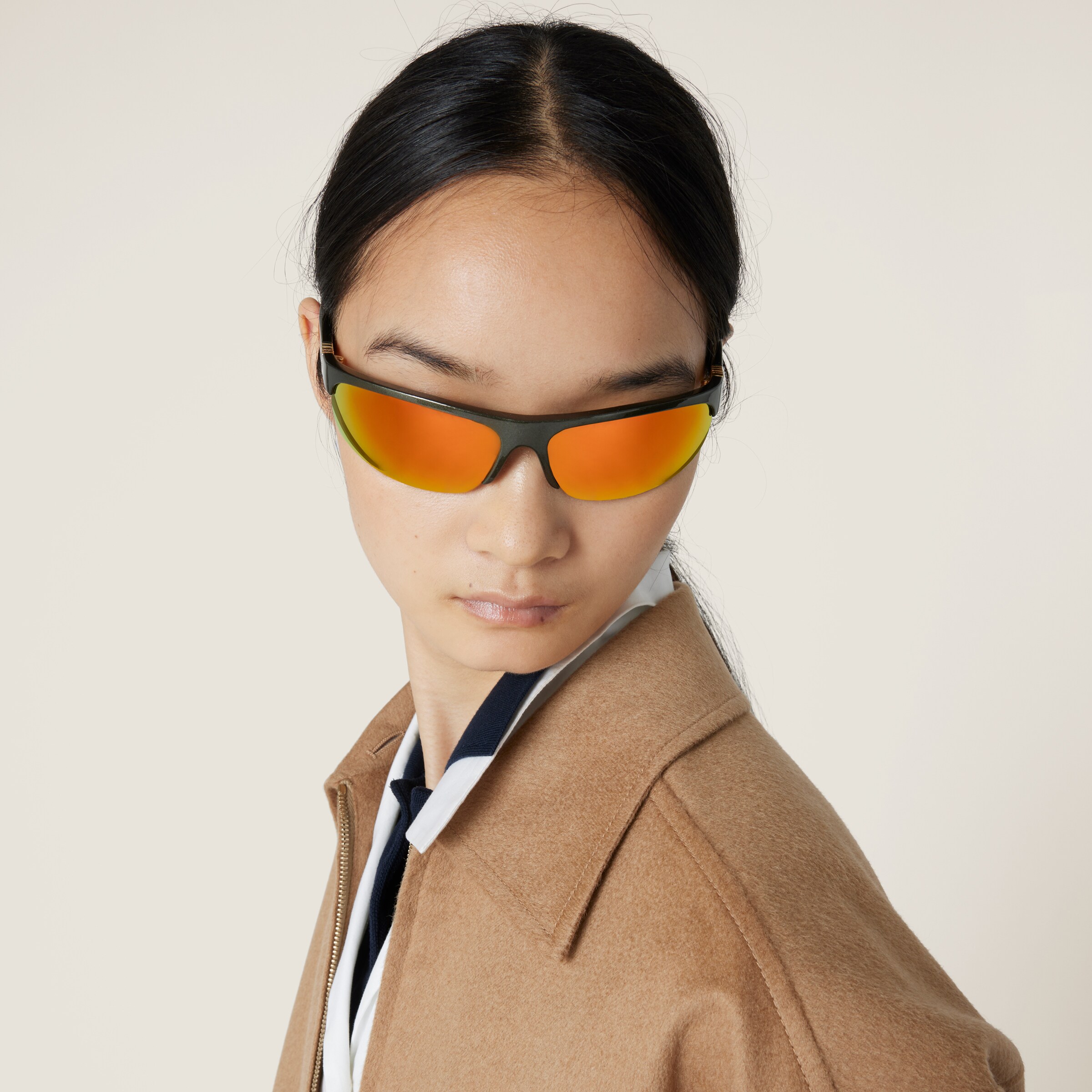 MIU MIU ミュウ ノクターン サングラス モーヴミラーレンズ オレンジ ミラー レンズ ミュウ ノクターン サングラス | Miu Miu