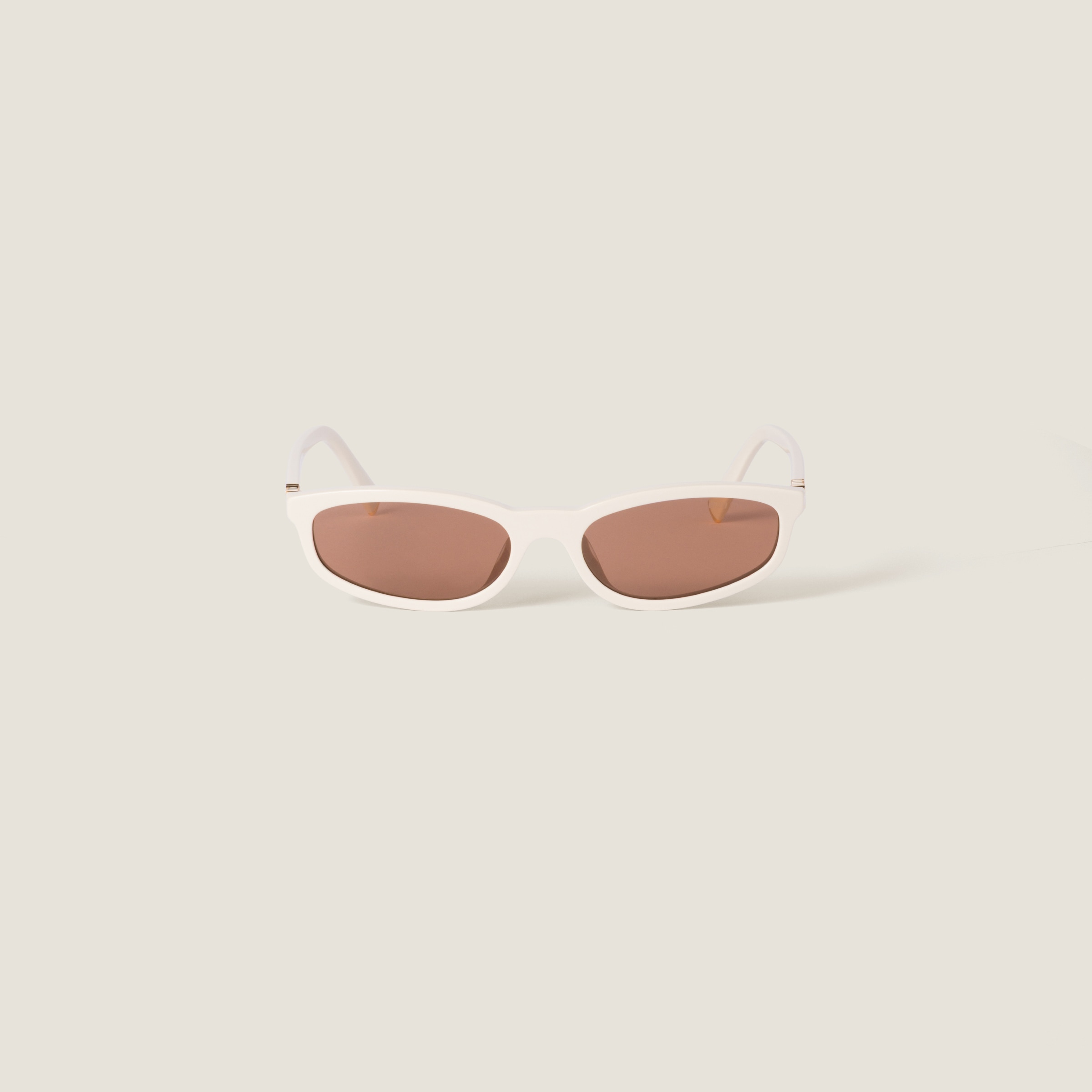 Miu Miu Miu Regard Sunglasses In White