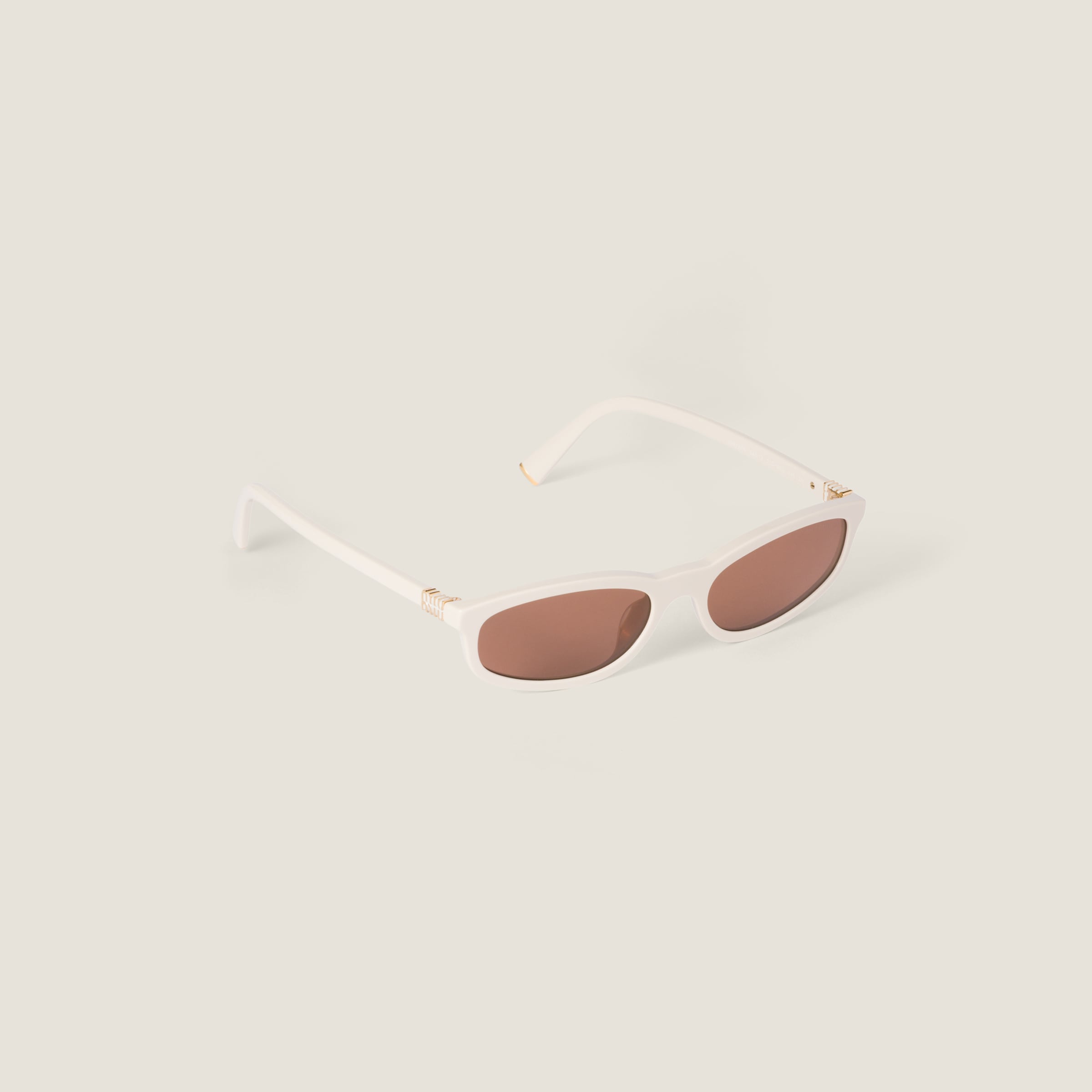 Miu Miu Miu Regard Sunglasses In Chocolate Brown Lenses