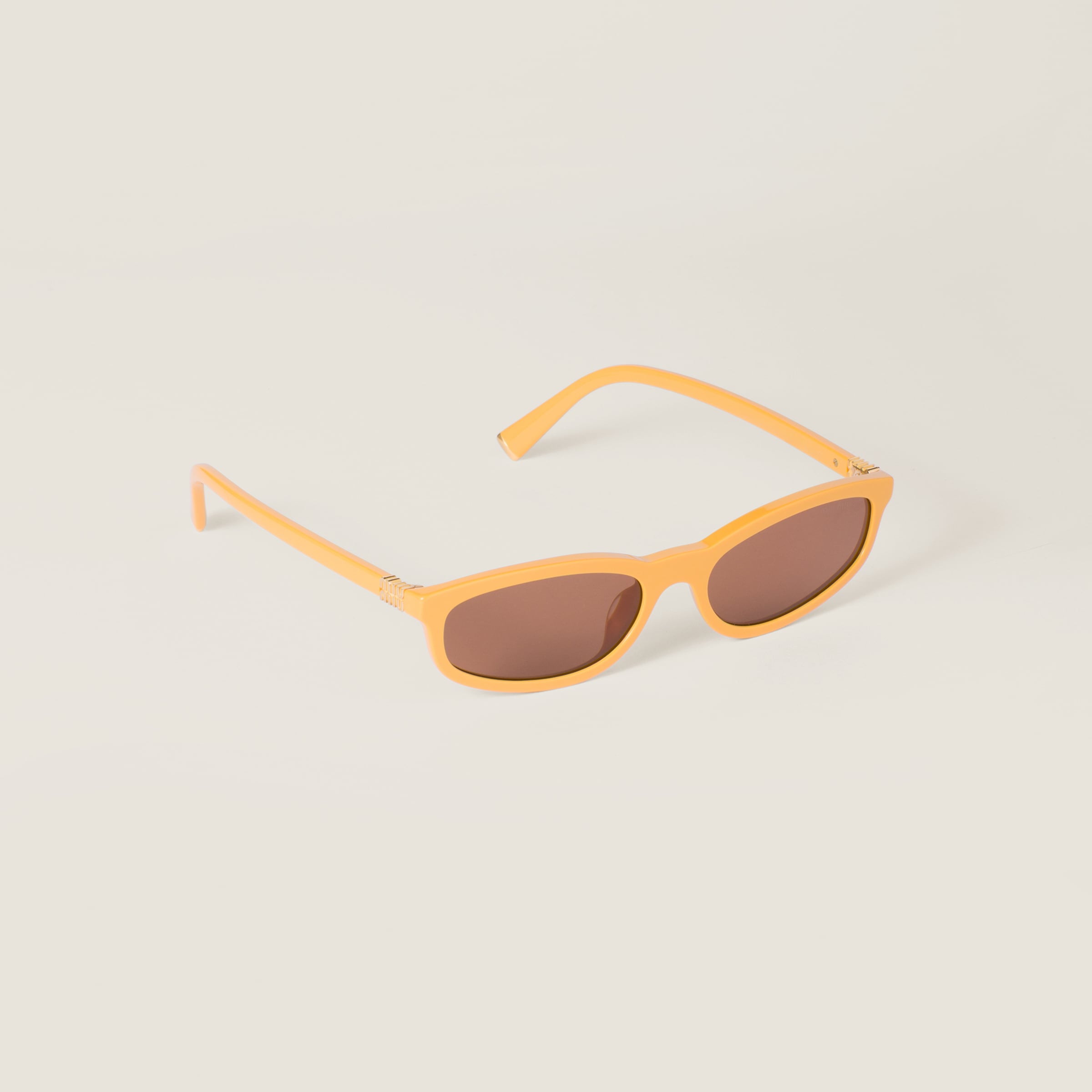 Miu Miu Miu Regard Sunglasses In Chocolate Brown Lenses