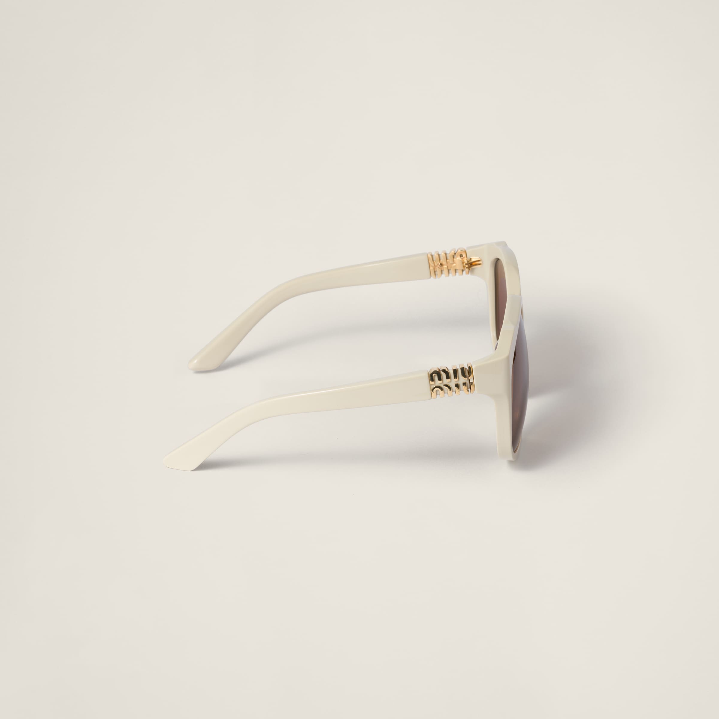 Miu Miu Miu Ombre Sunglasses In Chocolate Brown Lenses
