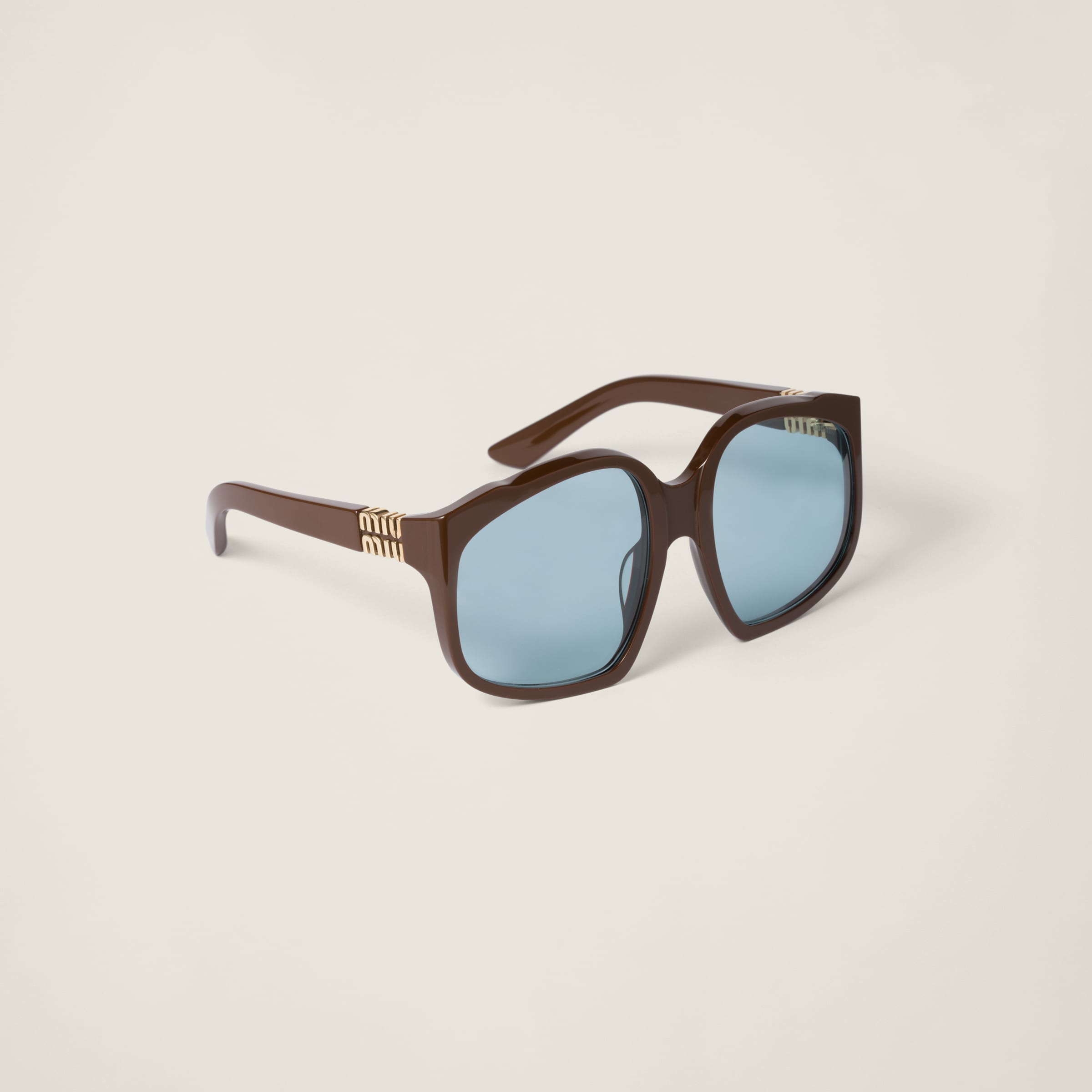 Miu Miu Miu Ombre Sunglasses In Celeste Lenses