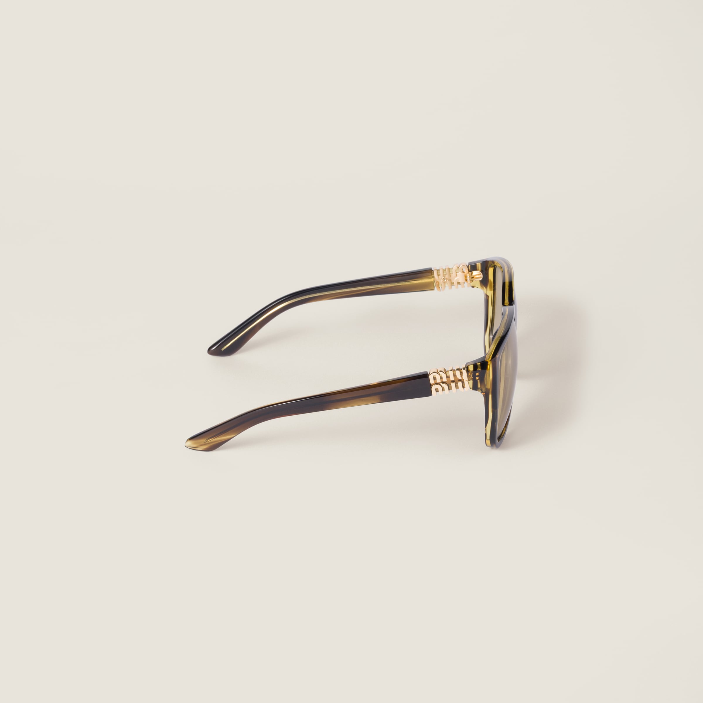 Miu Miu Miu Ombre Sunglasses In Gray
