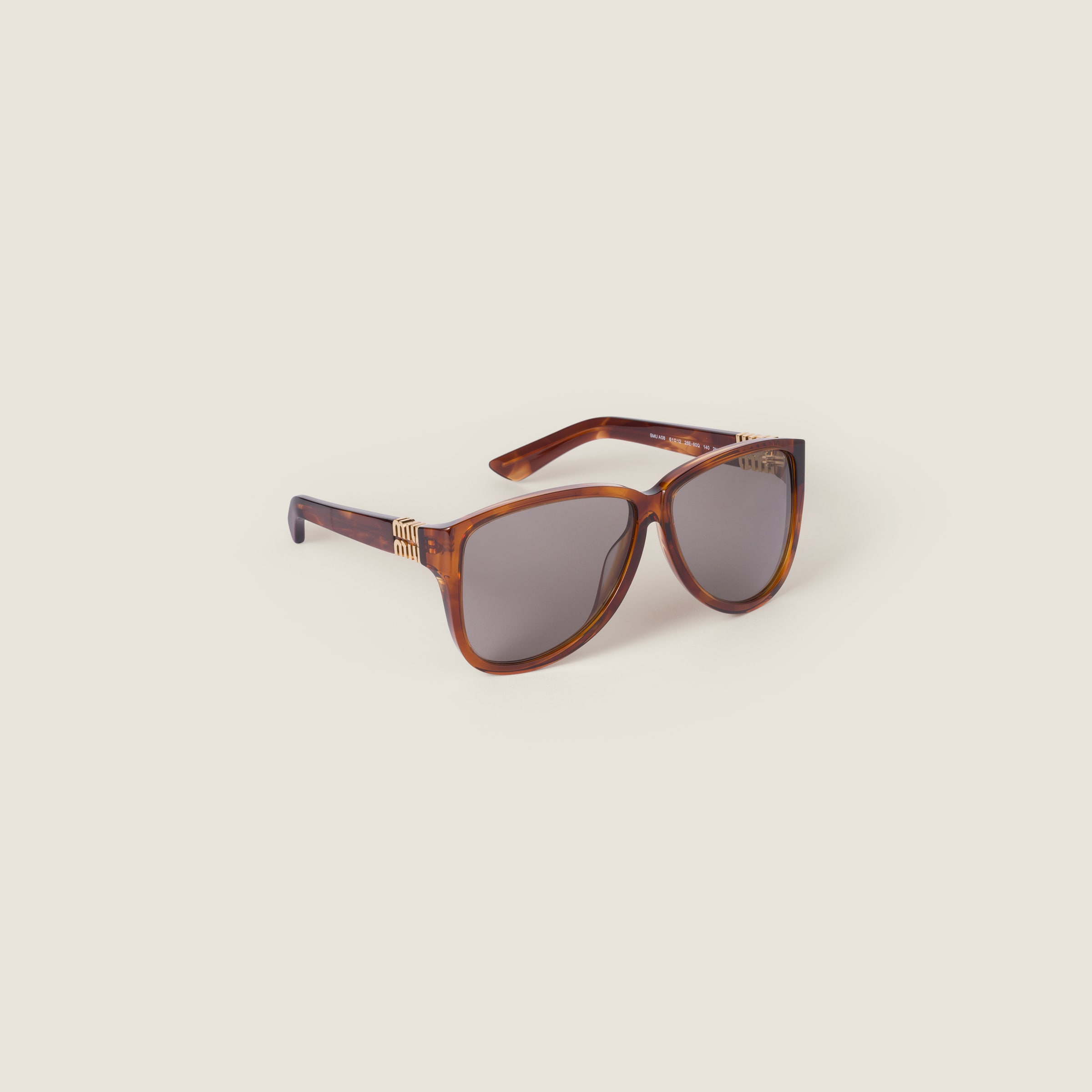 Miu Miu 61mm Pilot Sunglasses In Brown