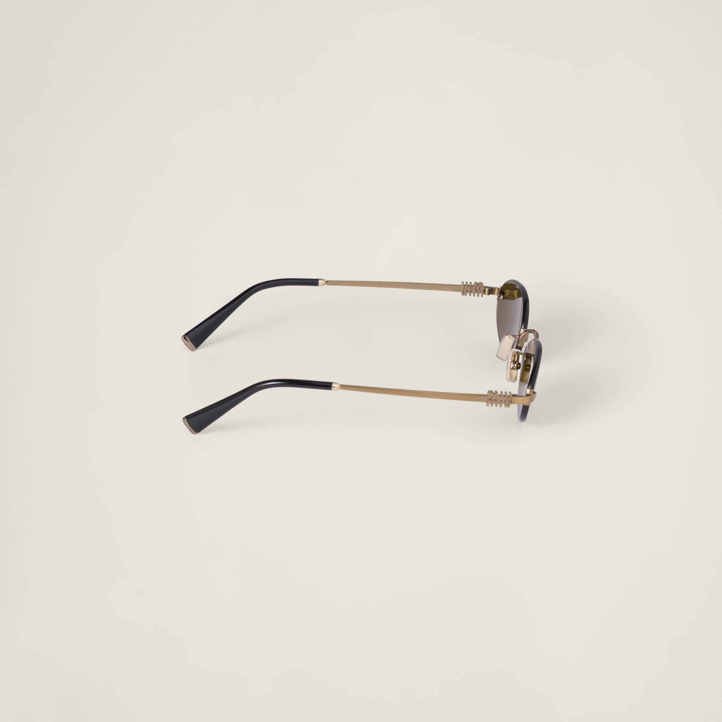 Loden Green Lenses Miu Miu Logo Sunglasses | Miu Miu