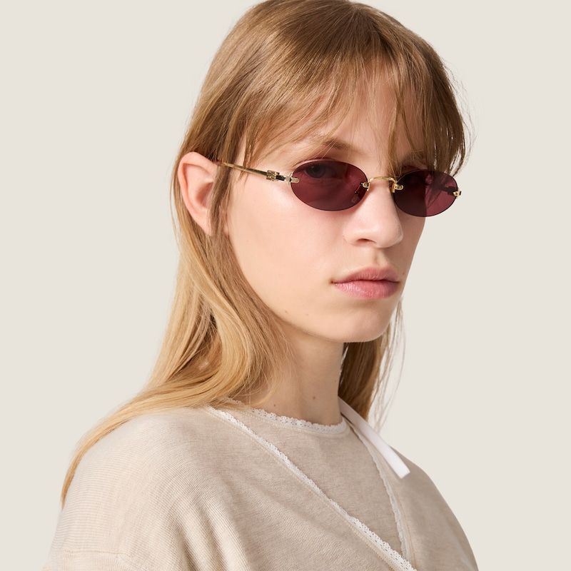 Occhiali da sole Miu Miu Logo