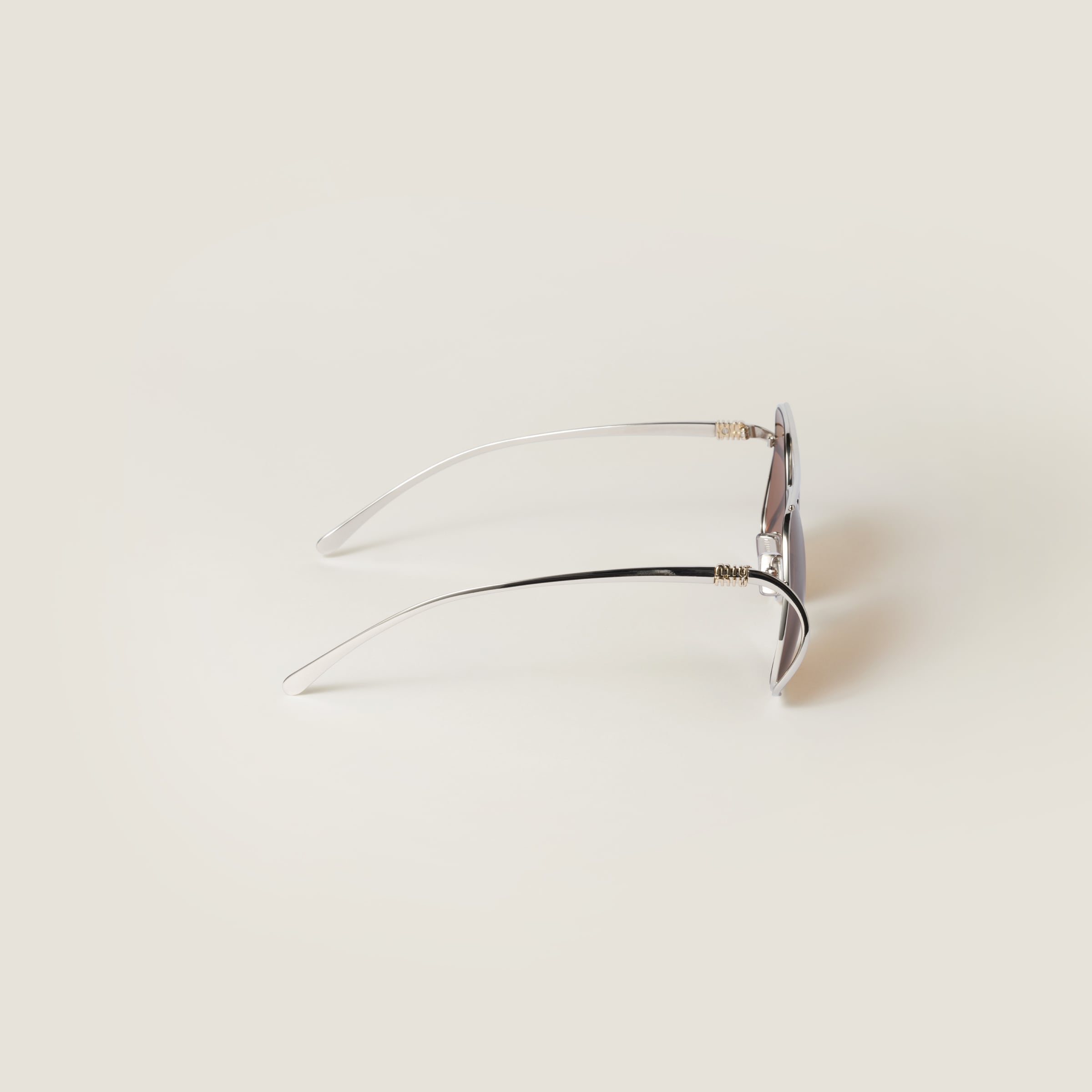 Miu Miu Miu Ombre Sunglasses In Chocolate Brown Lenses
