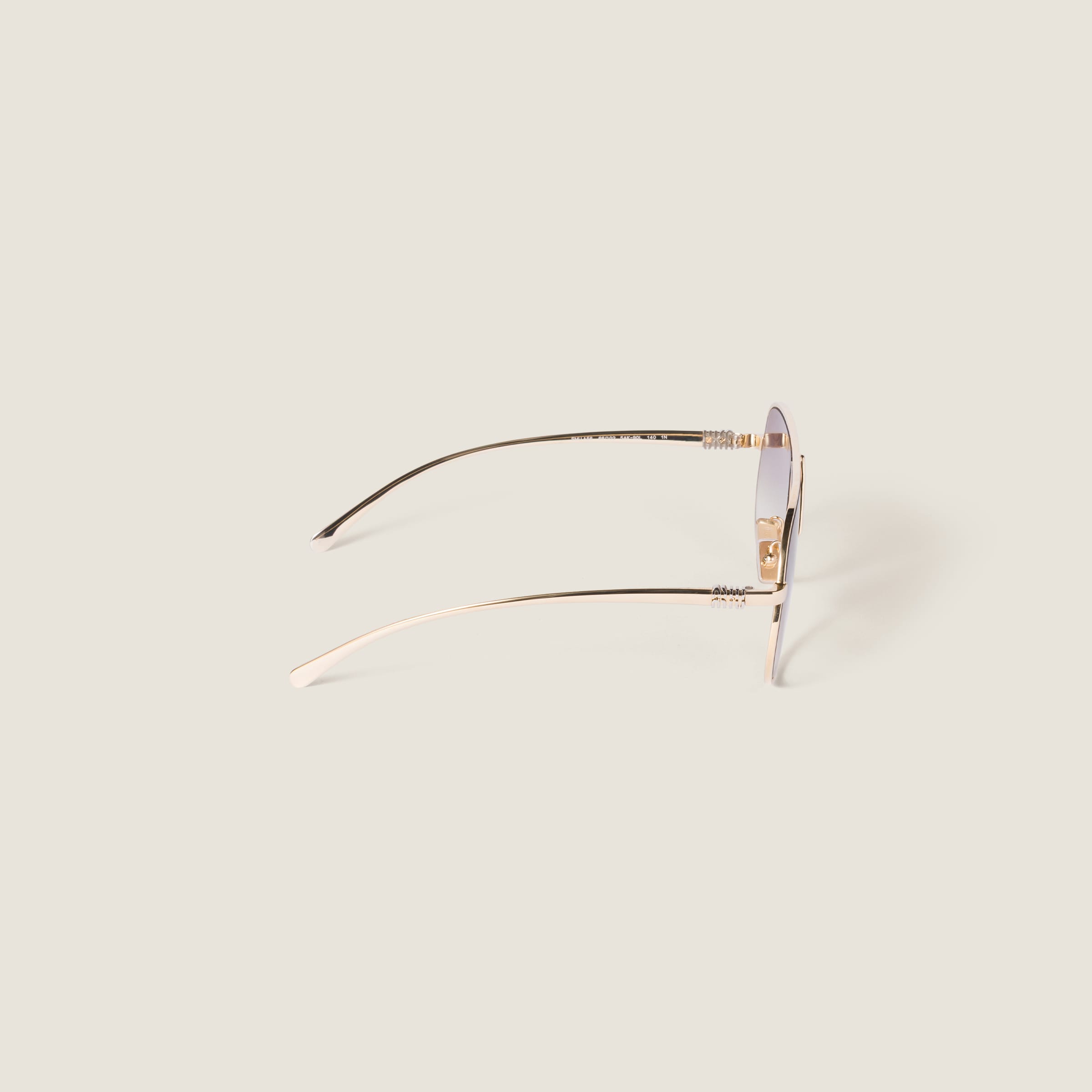 Miu Miu Miu Ombre Sunglasses In Gold