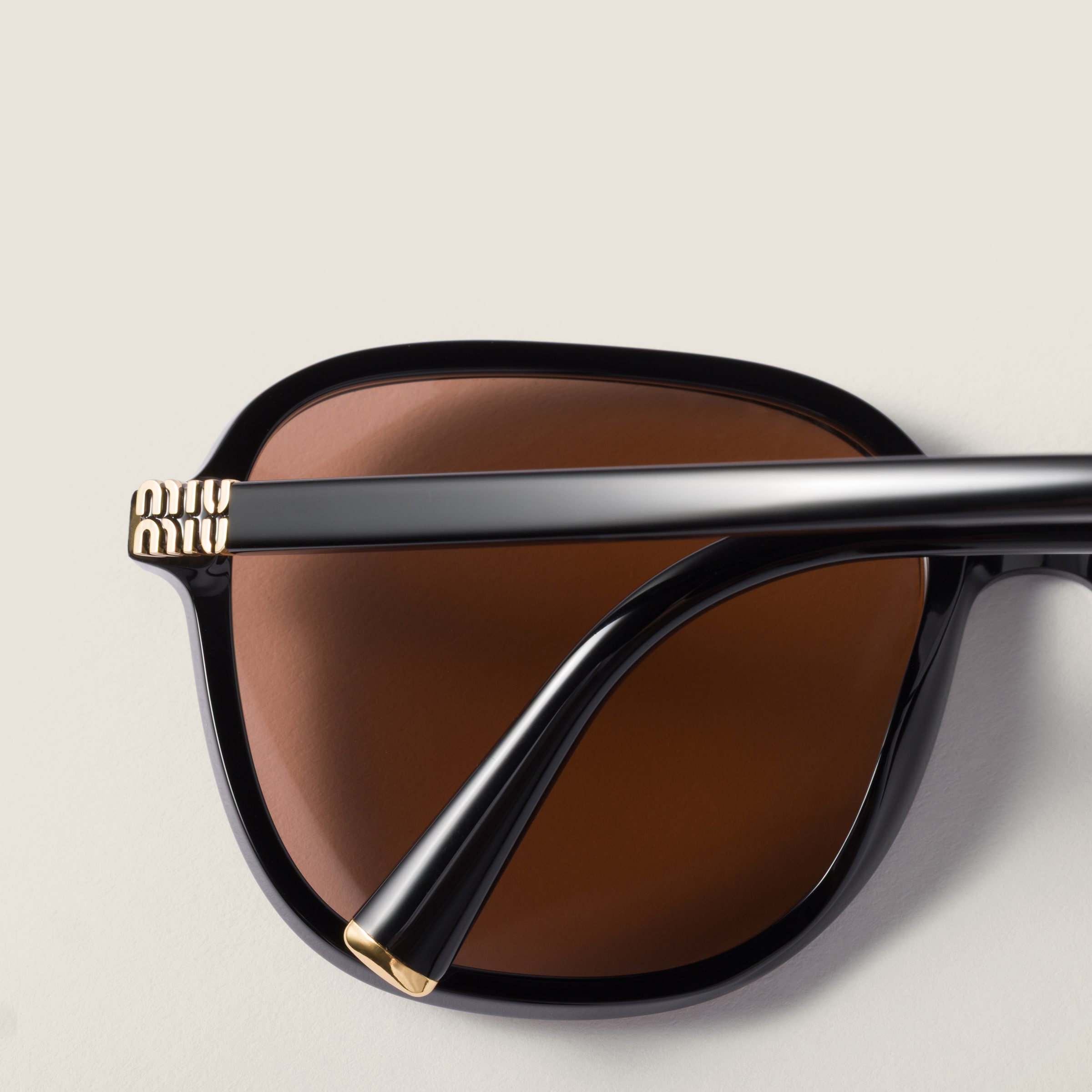 Chocolate Brown Lenses Miu Regard Sunglasses | Miu Miu - United States