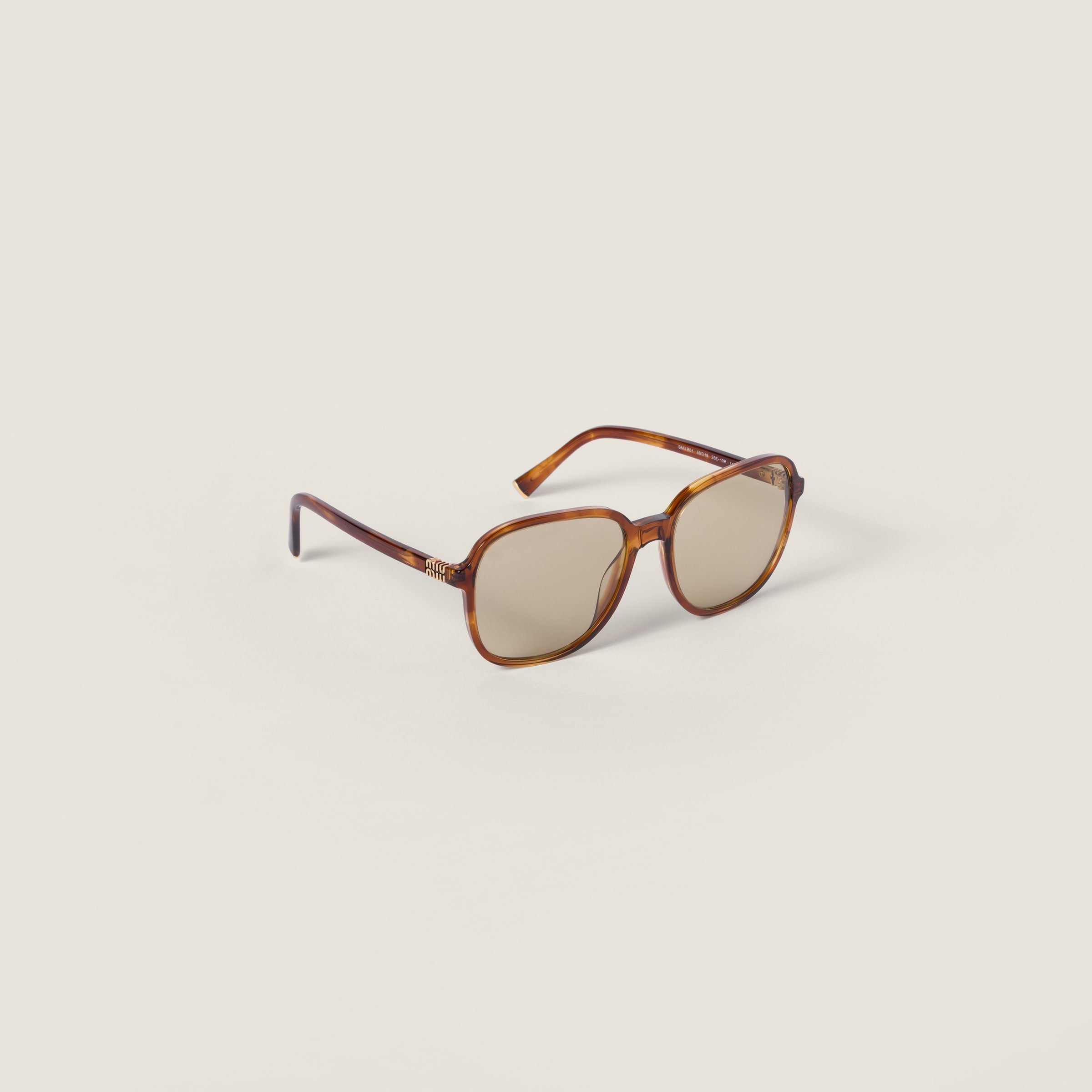 Miu Miu Miu Regard Sunglasses In Brown