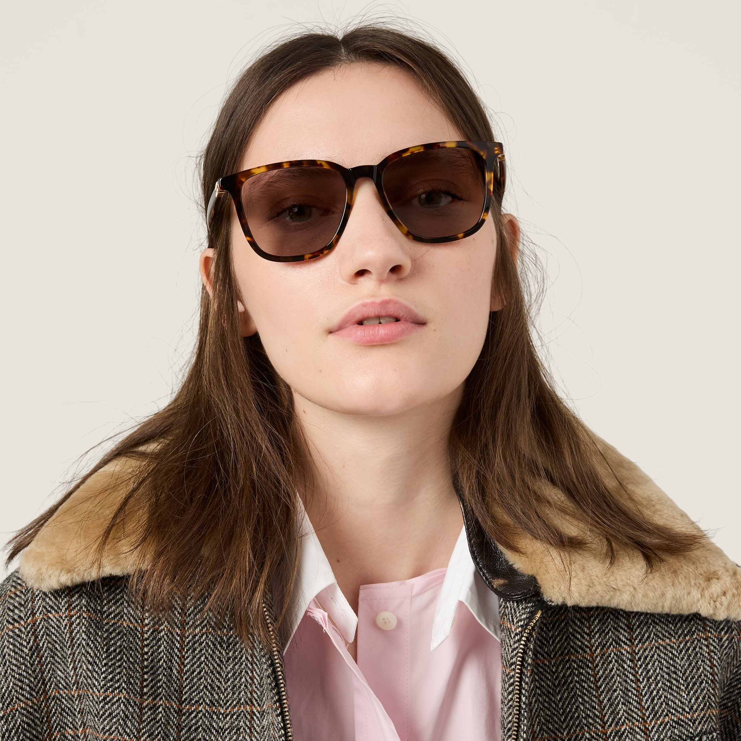 Mauve Lenses Miu Regard Sunglasses | Miu Miu - Brazil