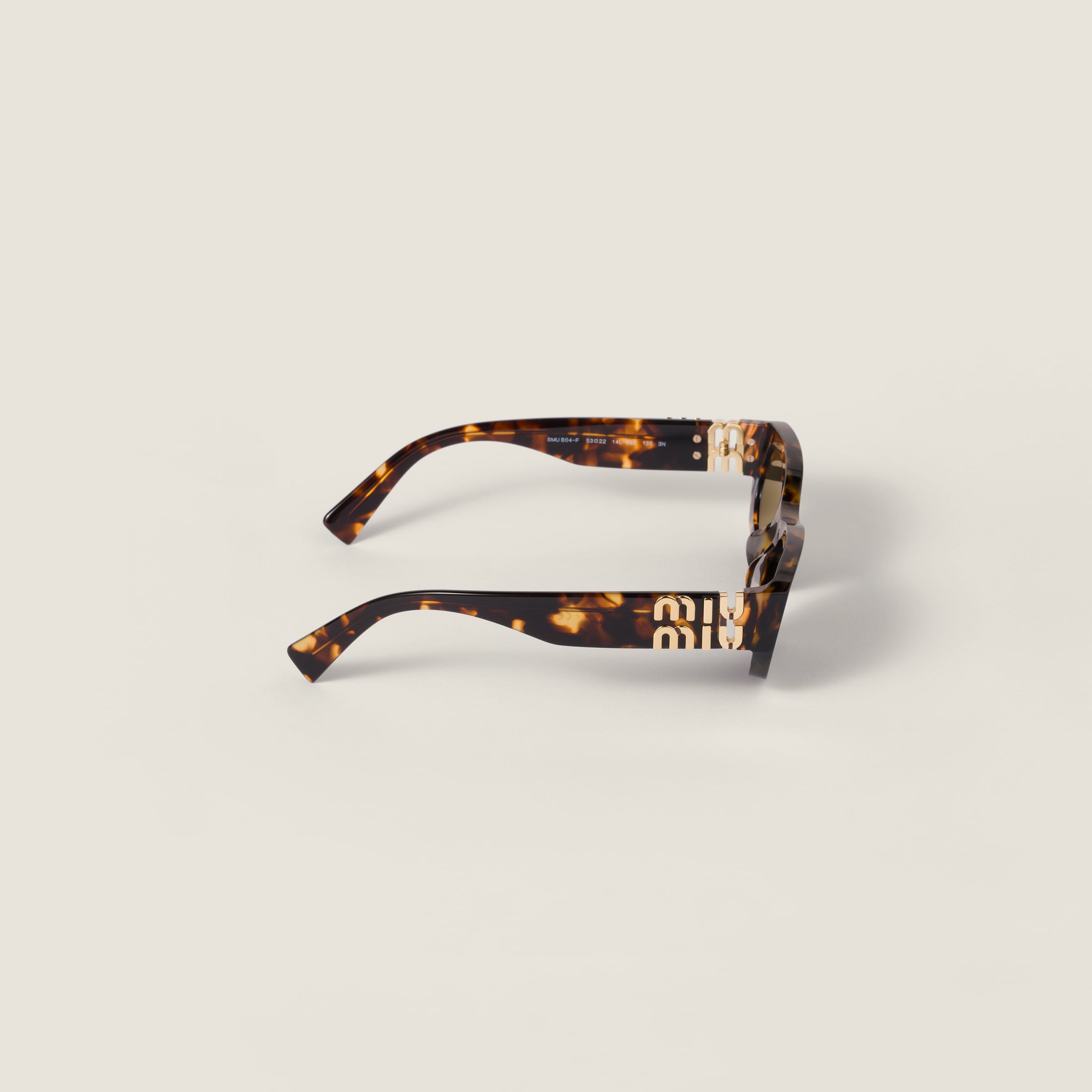 Miu Miu Miu Glimpse Sunglasses In Brown