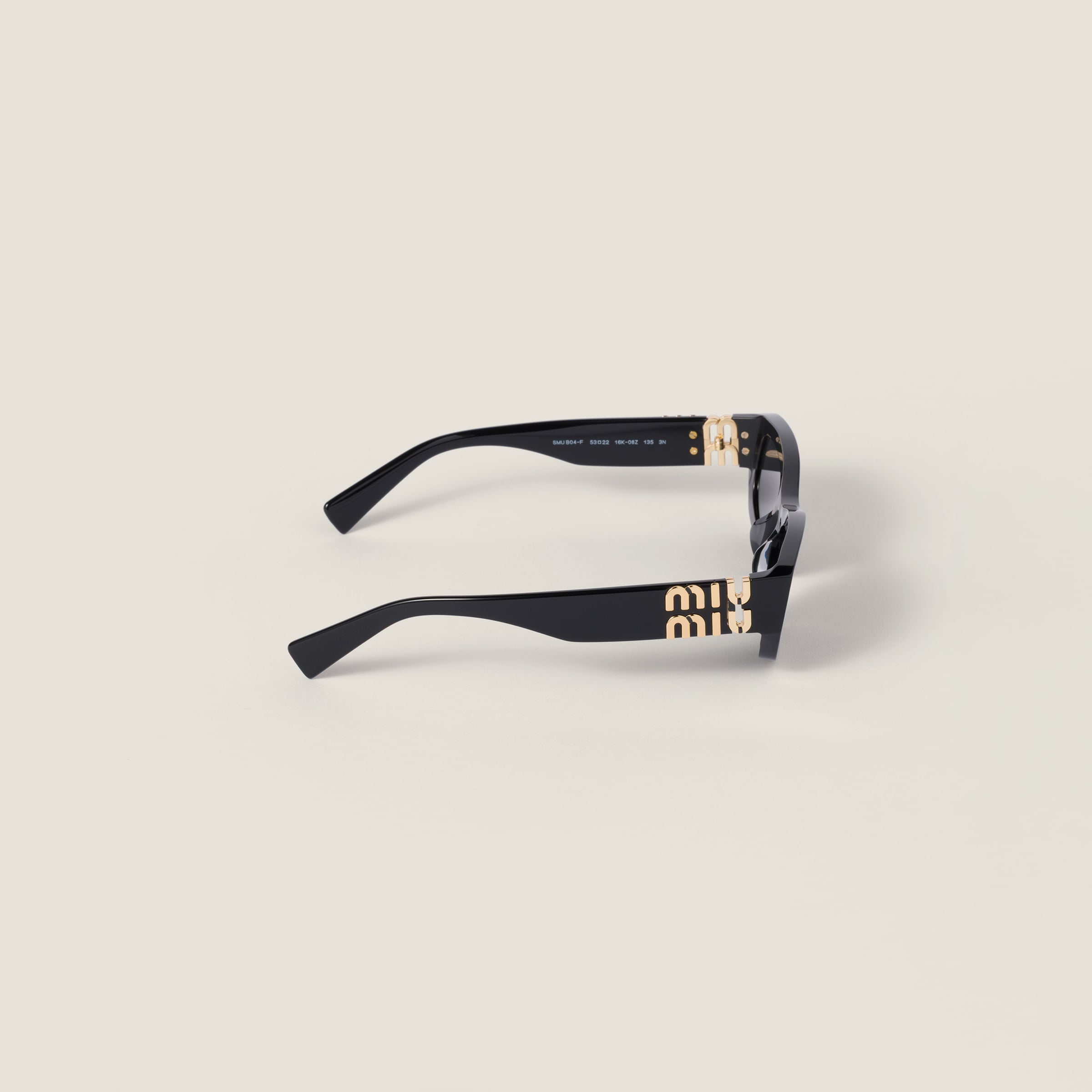 Miu Miu Miu Glimpse Sunglasses In Black