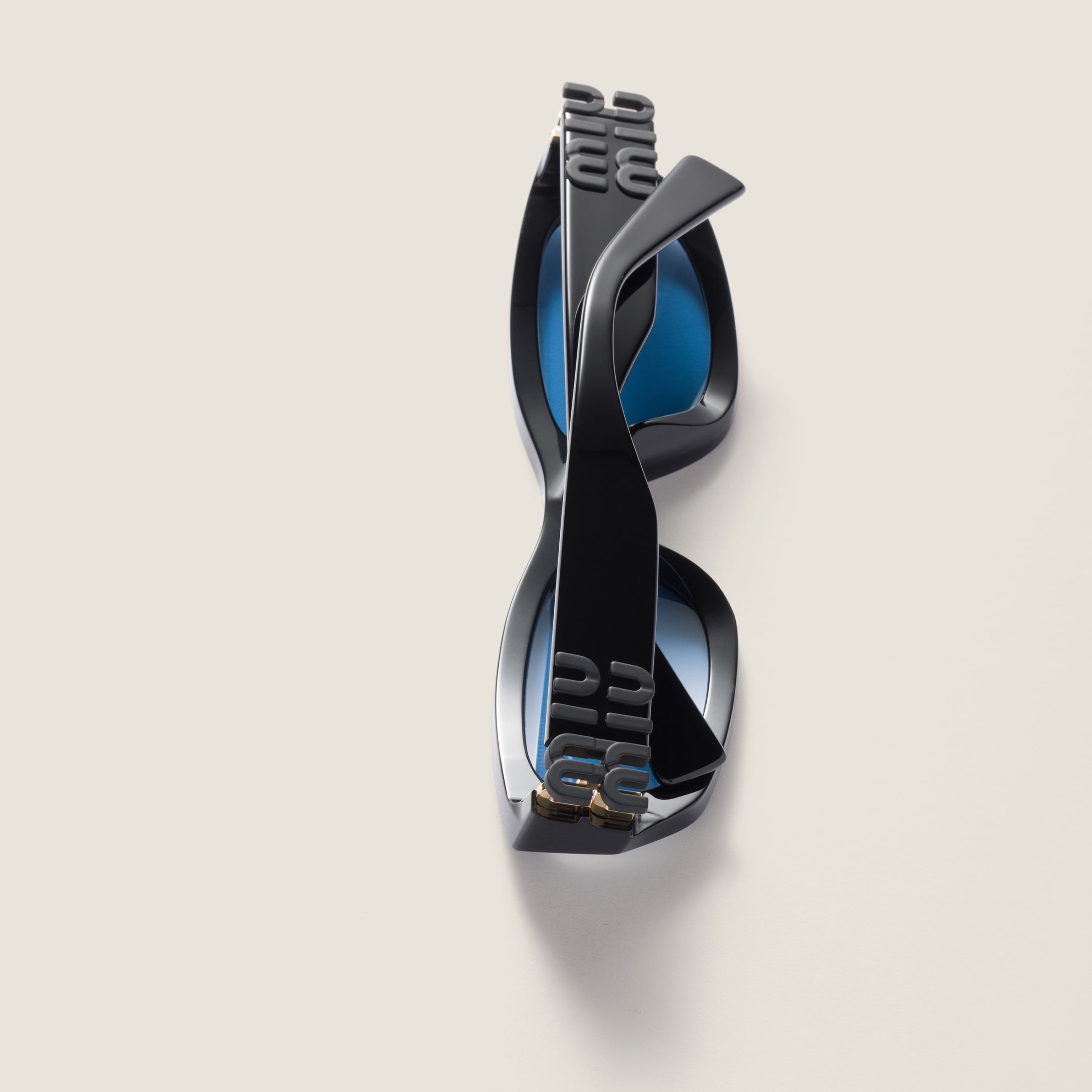 Miu Miu Miu Glimpse Sunglasses In Blue