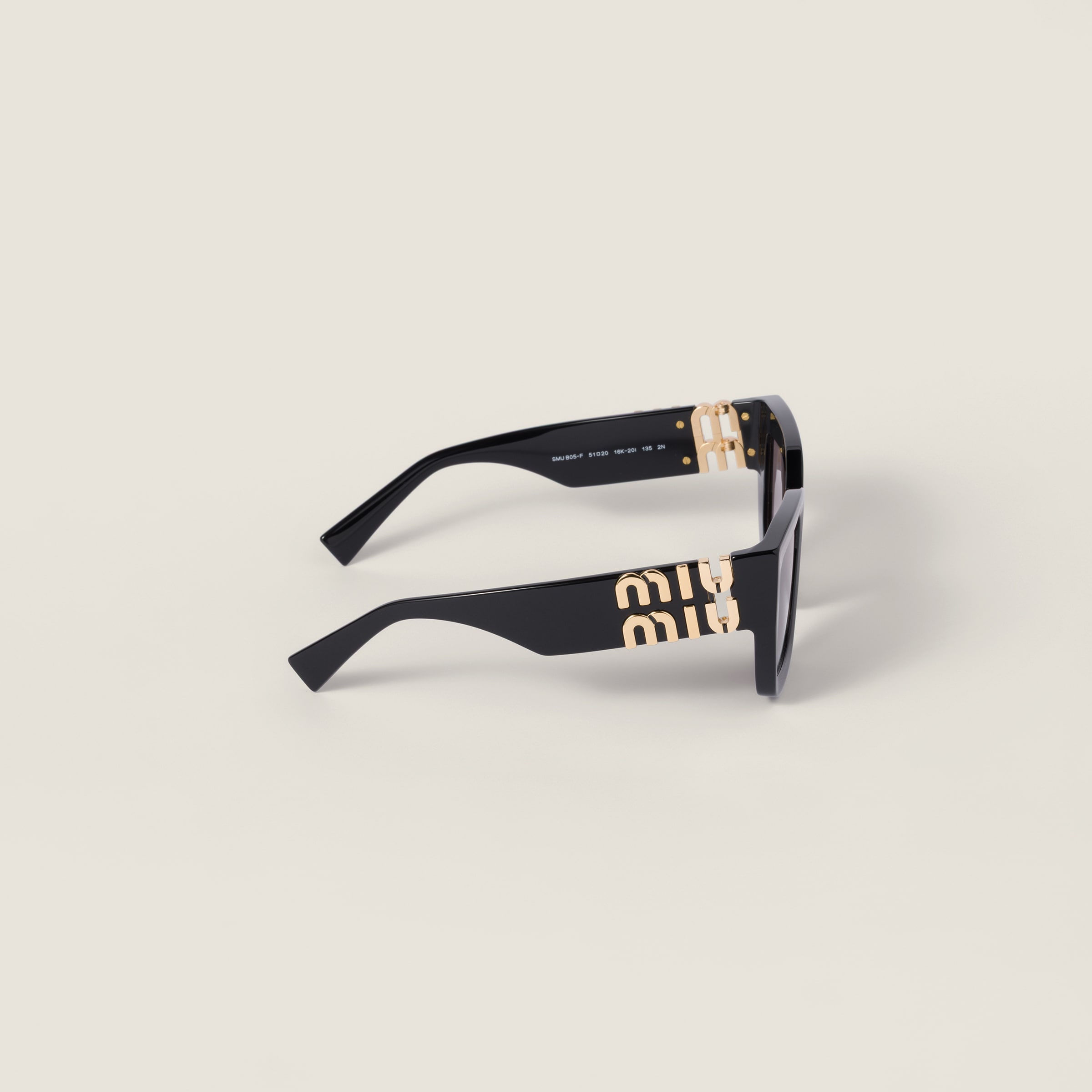 Miu Miu Miu Glimpse Sunglasses In Black