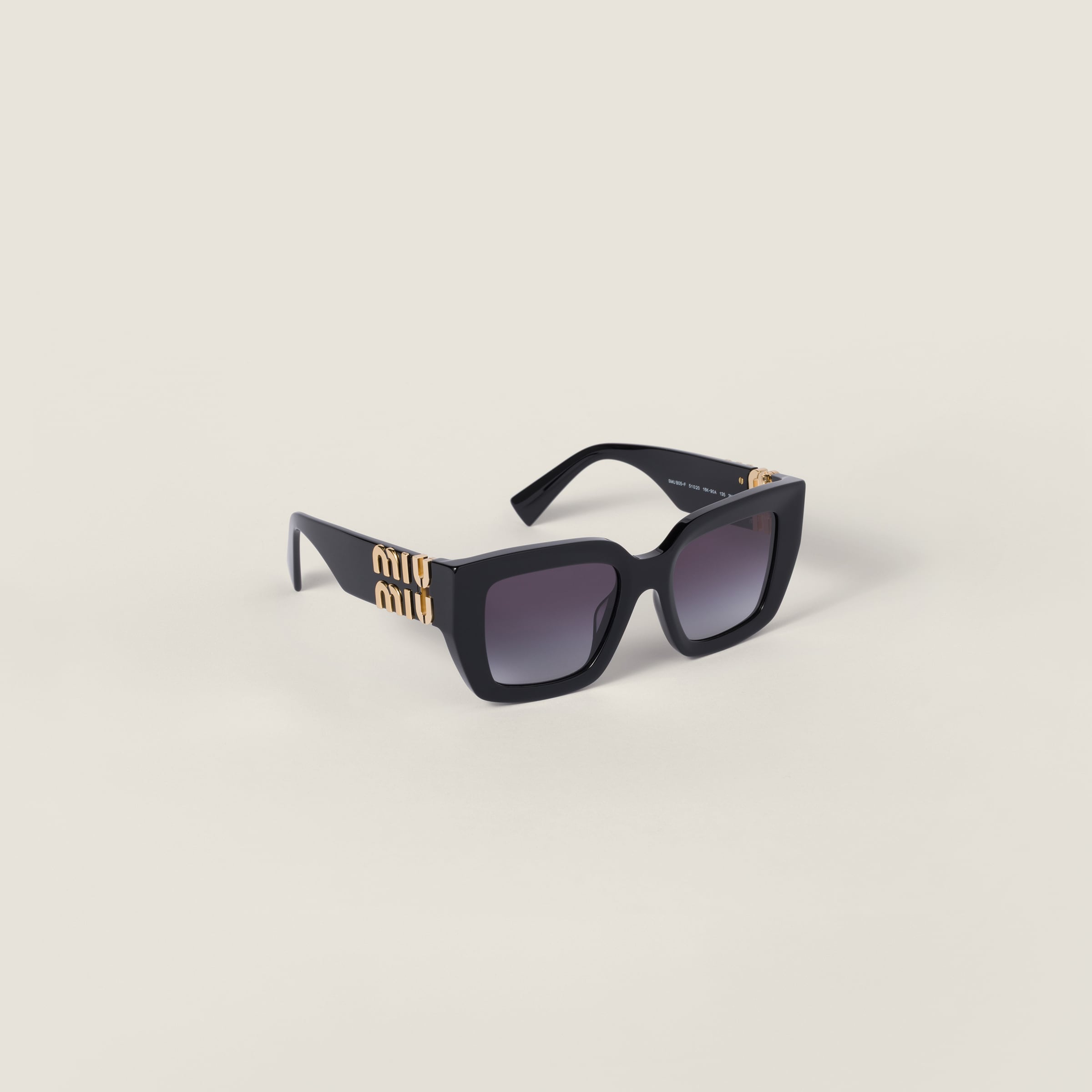 Miu Miu Miu Glimpse Sunglasses In Black