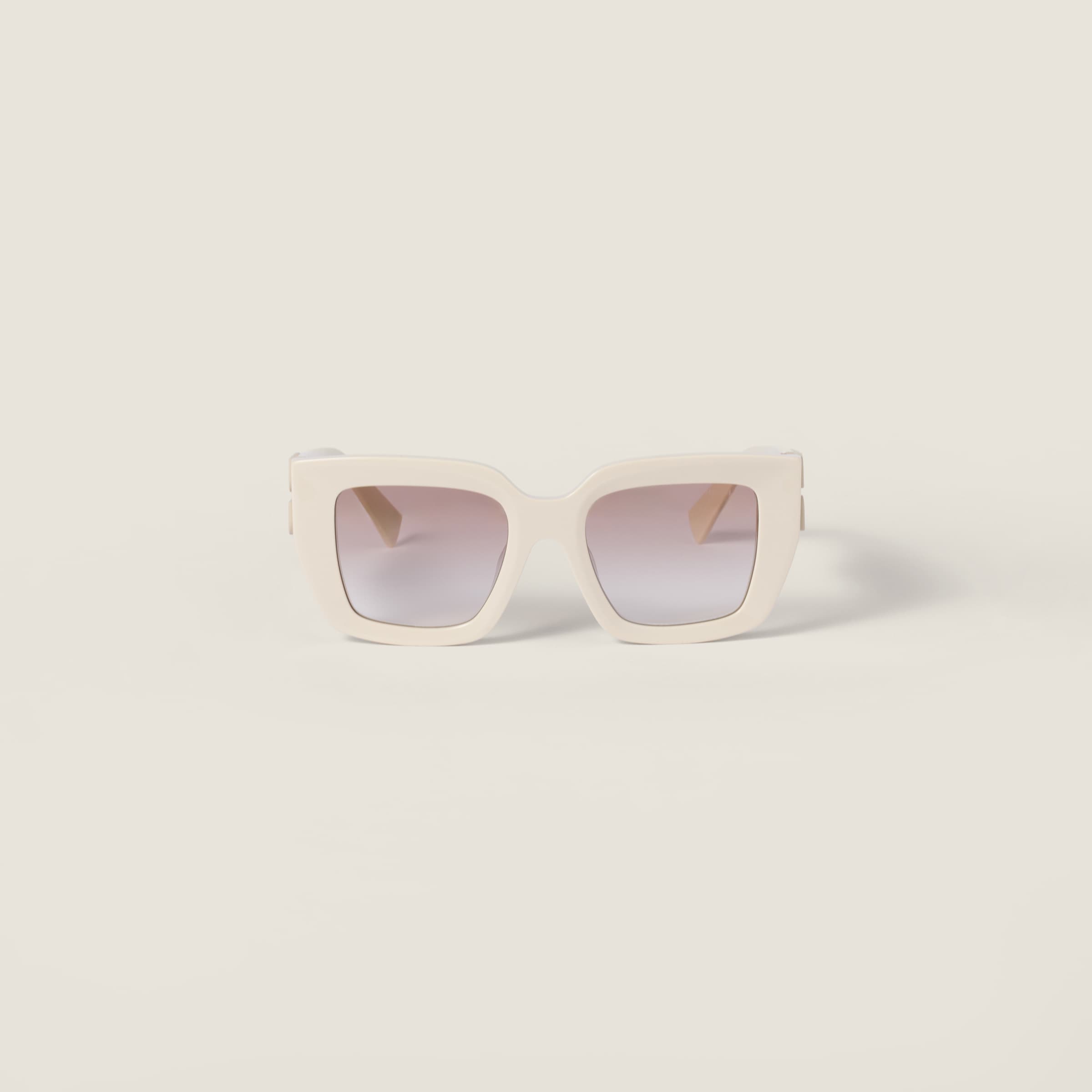 Miu Miu Miu Glimpse Sunglasses In Neutral