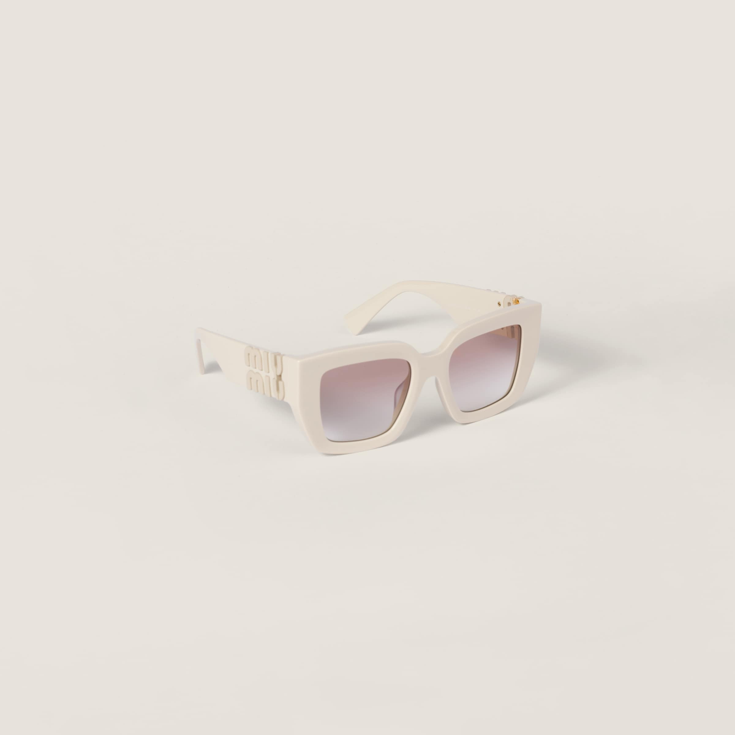 Miu Miu Miu Glimpse Sunglasses In Neutral