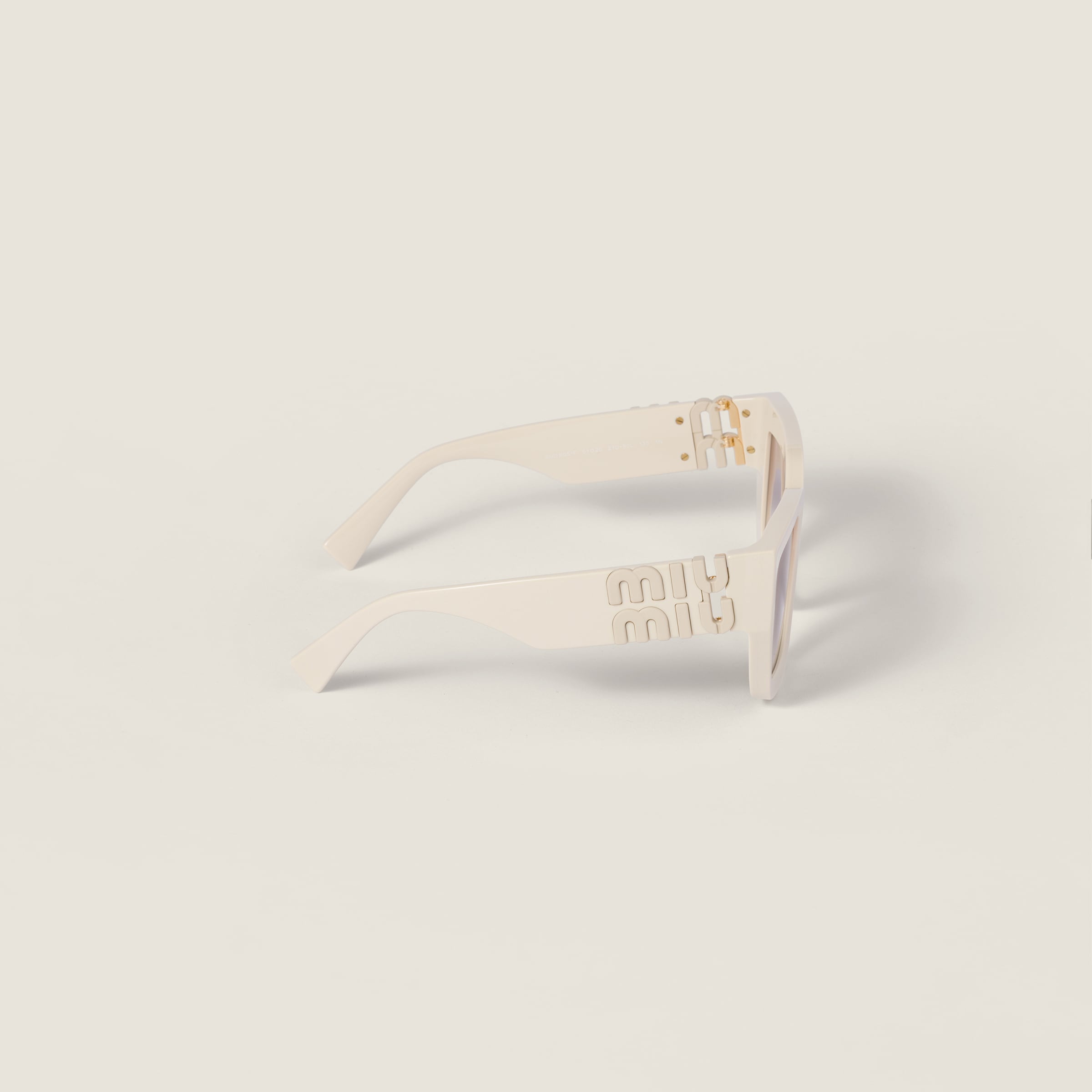 Miu Miu Miu Glimpse Sunglasses In Neutral