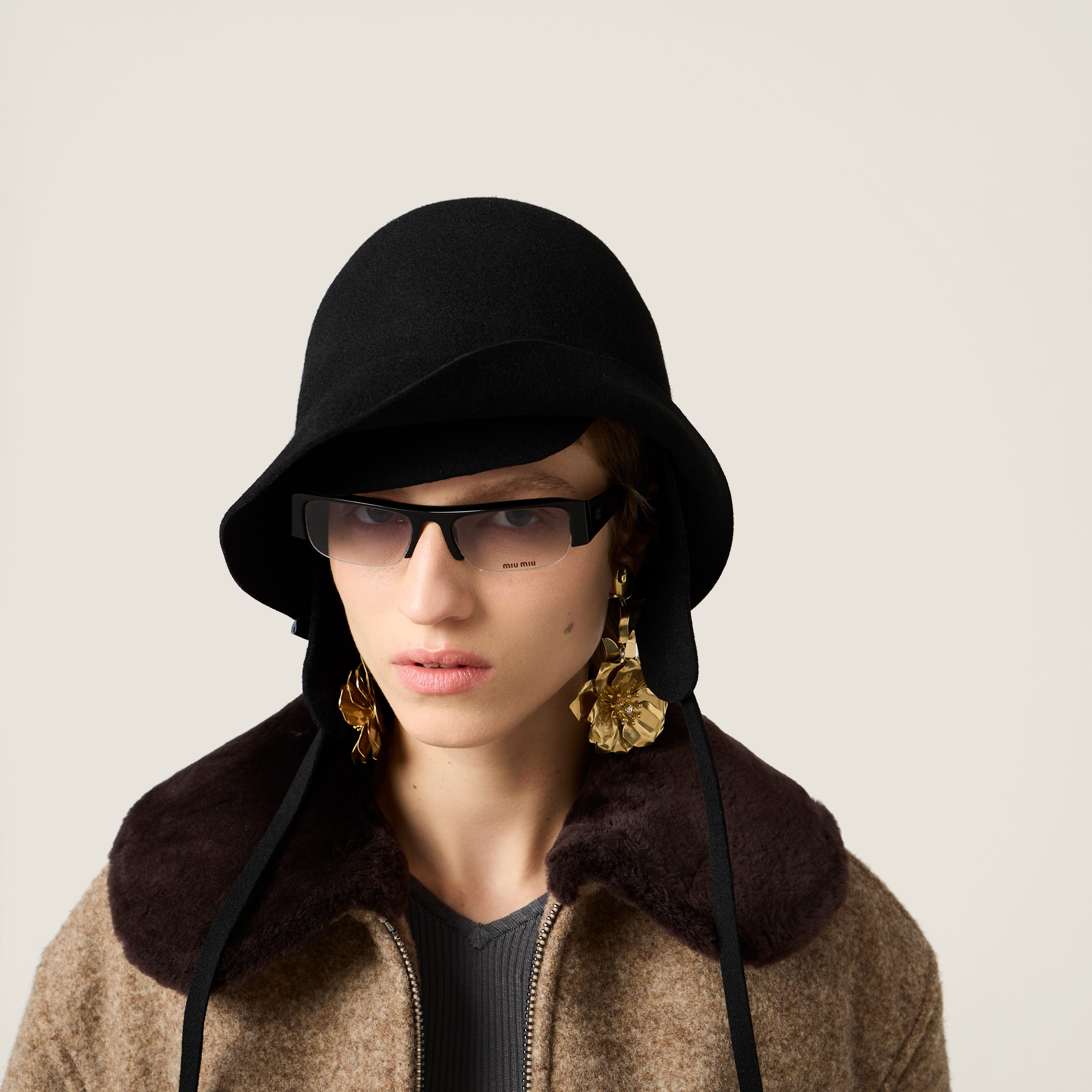 Miu Miu Vedette Sunglasses In Gray