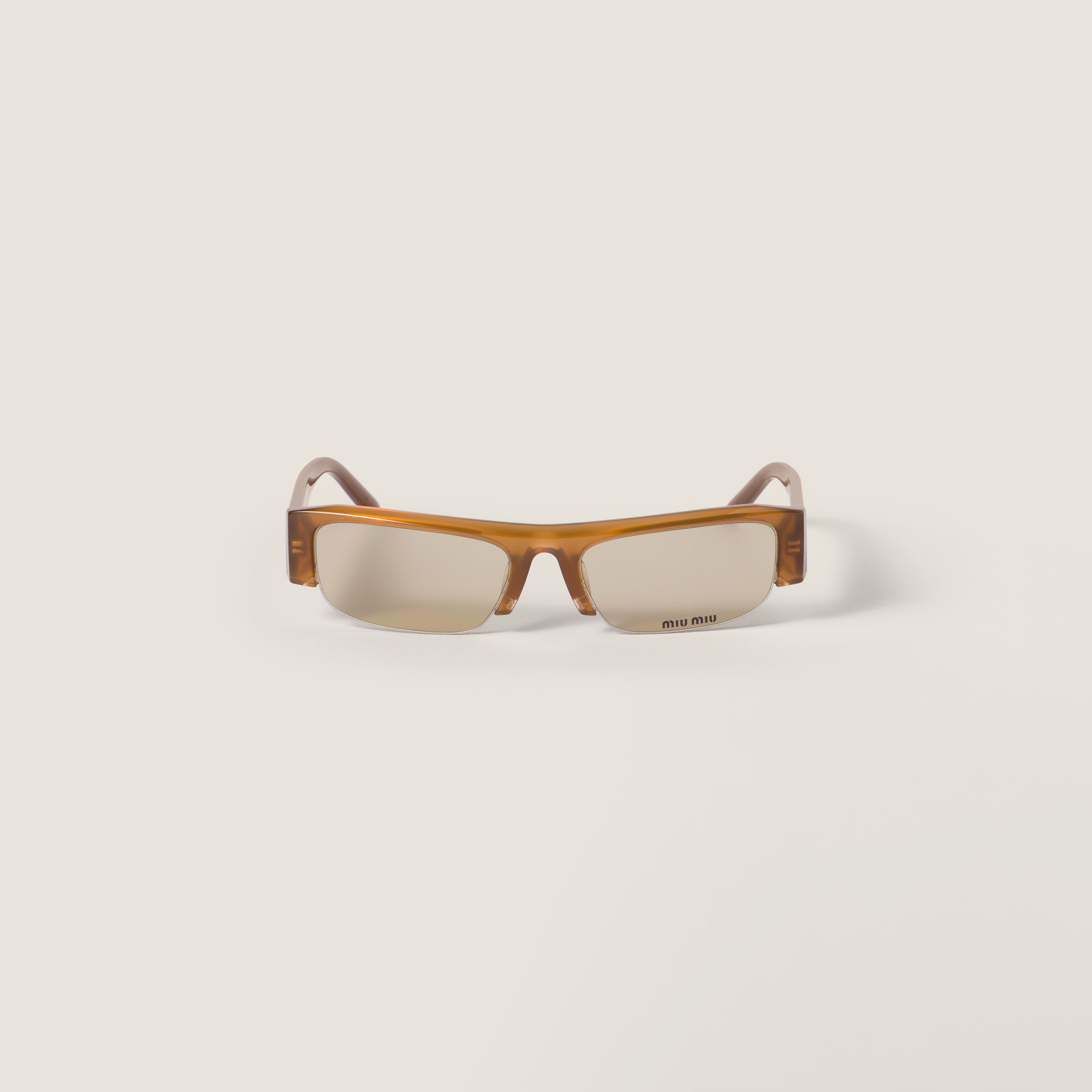 Miu Miu Vedette Sunglasses In Brown