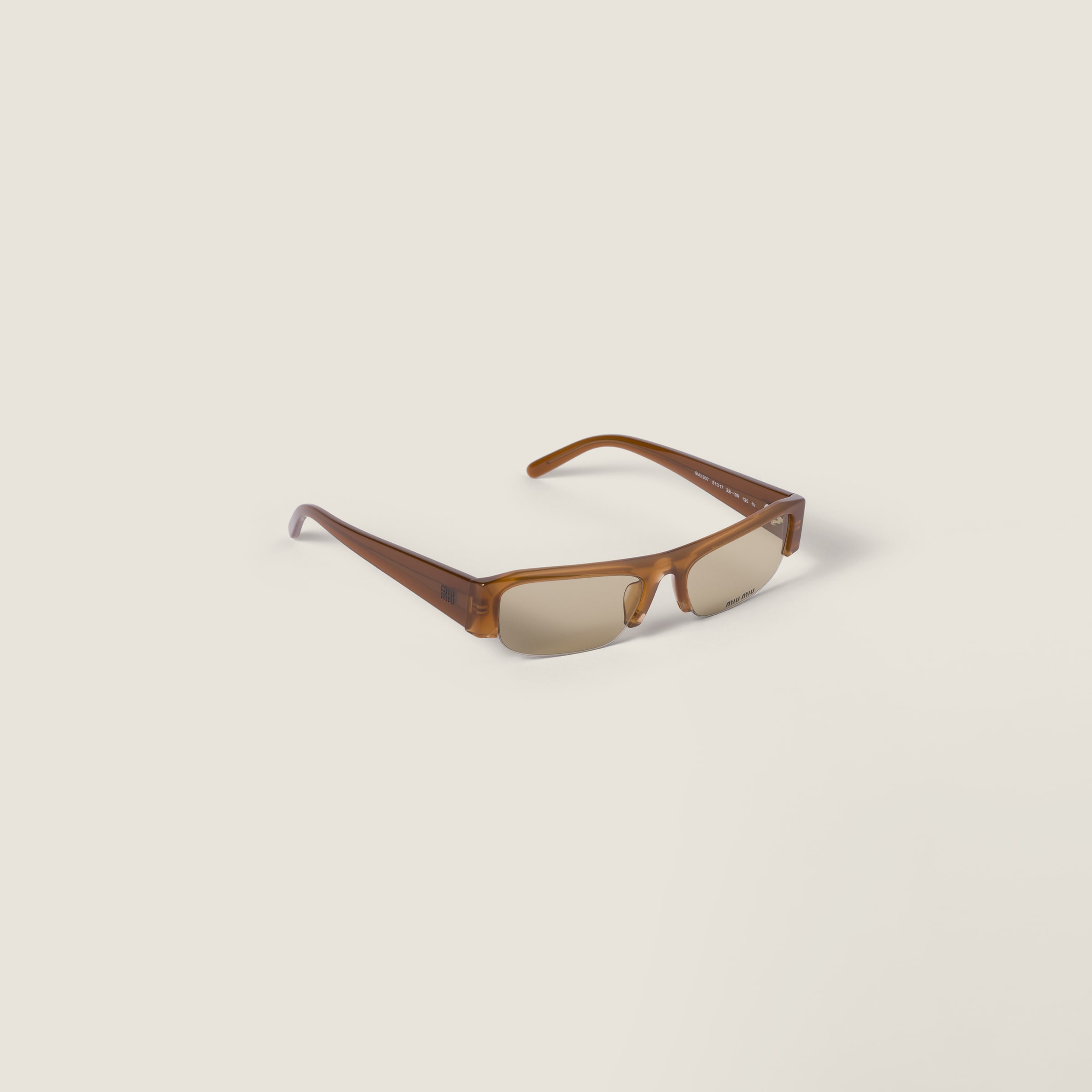 Miu Miu Vedette Sunglasses In Brown