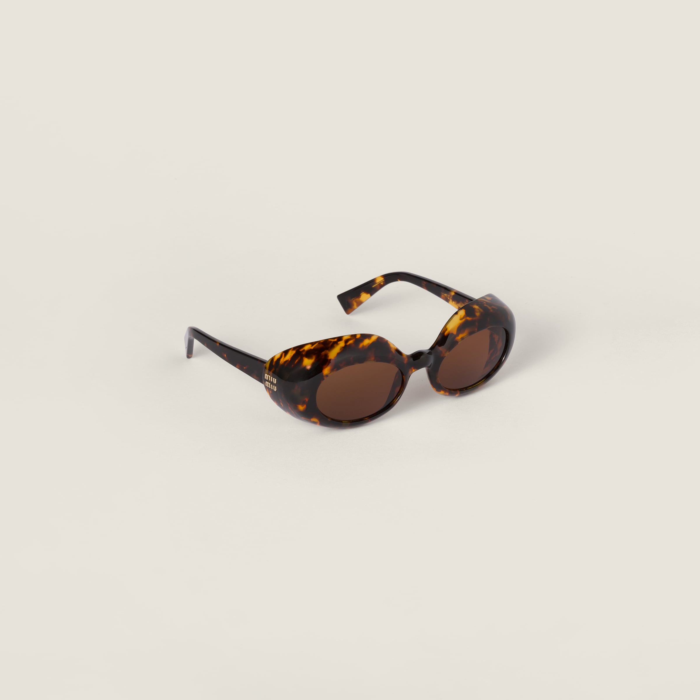 Miu Miu Rêverie Sunglasses In Brown