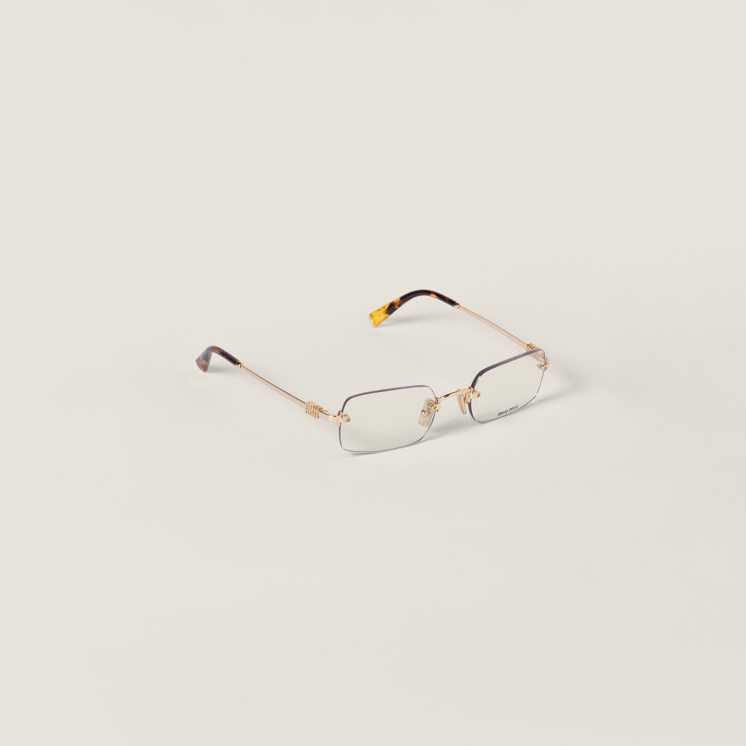 Miu Miu Eyewear Collection Sunglasses In Metallic