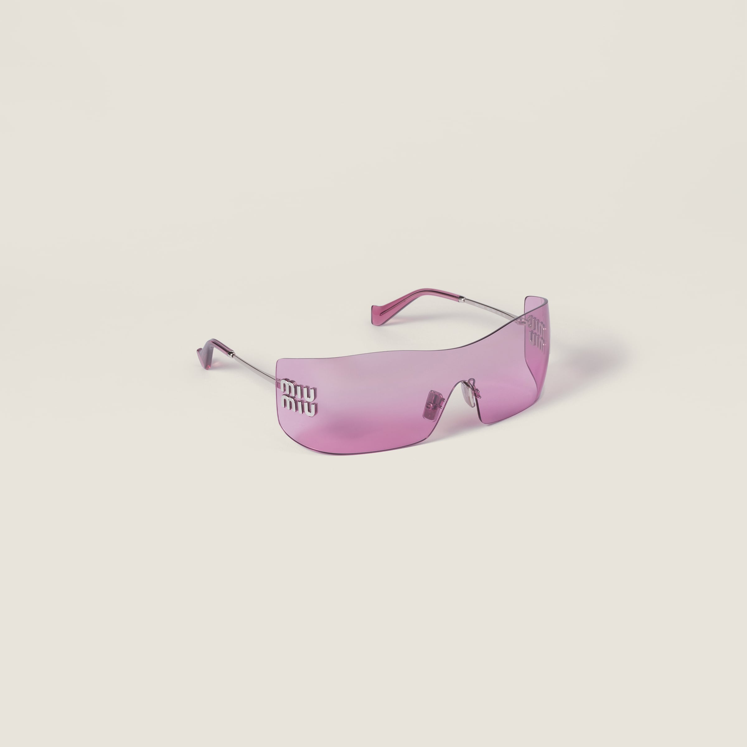 【はな】miumiu ハート サングラス ピンク MIU MIU - miumiu ミュウミュウ ハート サングラス ピンク👑の通販 by