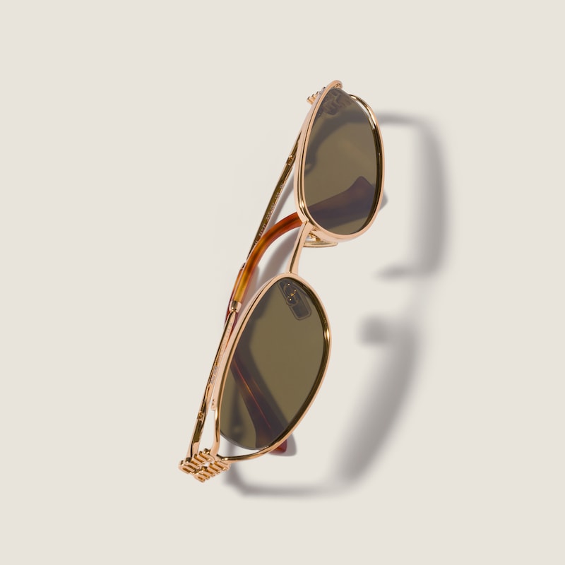 Miu Logo Sonnenbrille