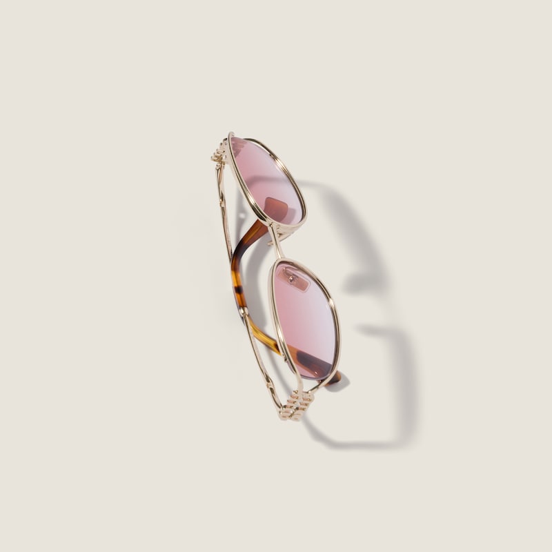 Miu Logo Sonnenbrille