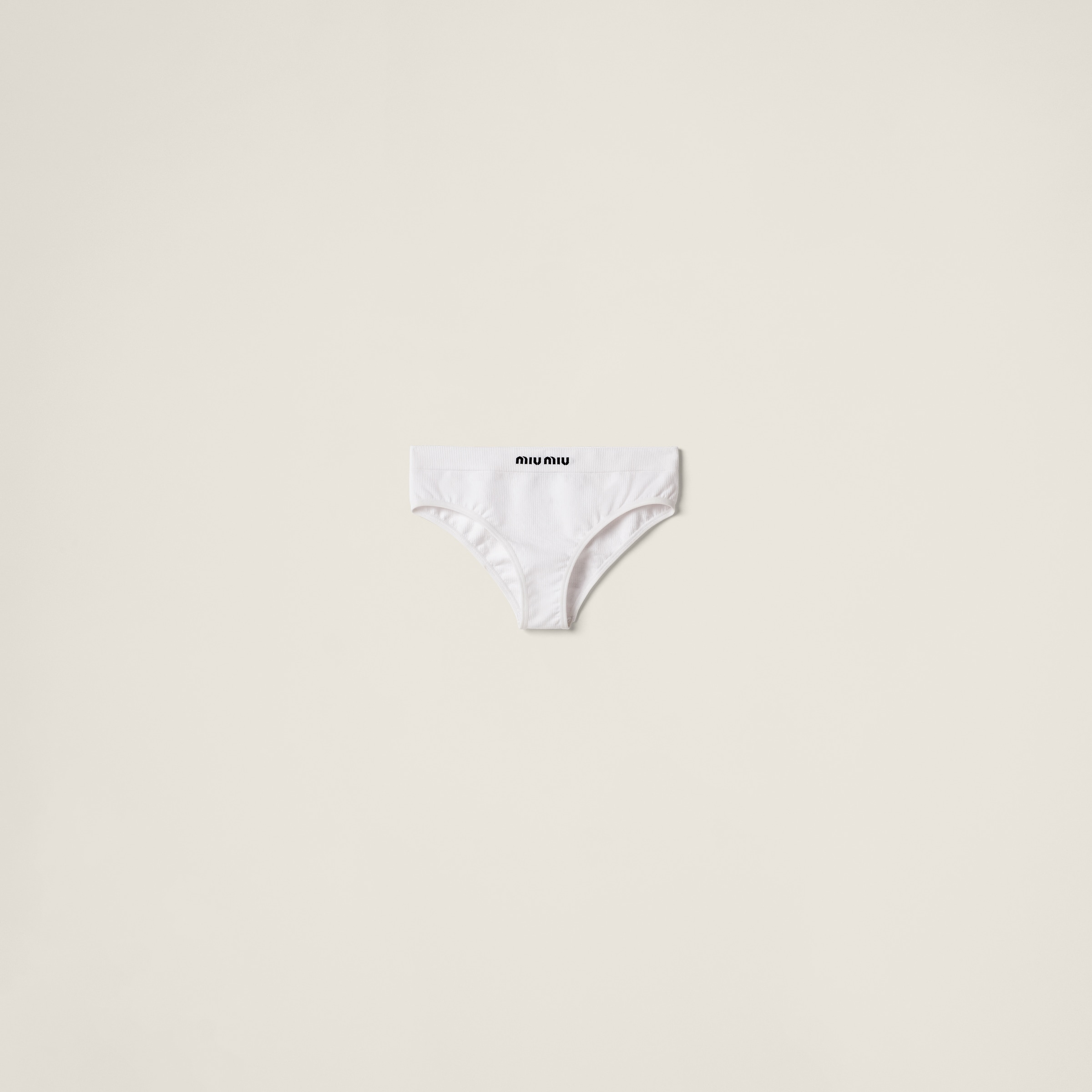 Miu Miu Seamless Panties In White