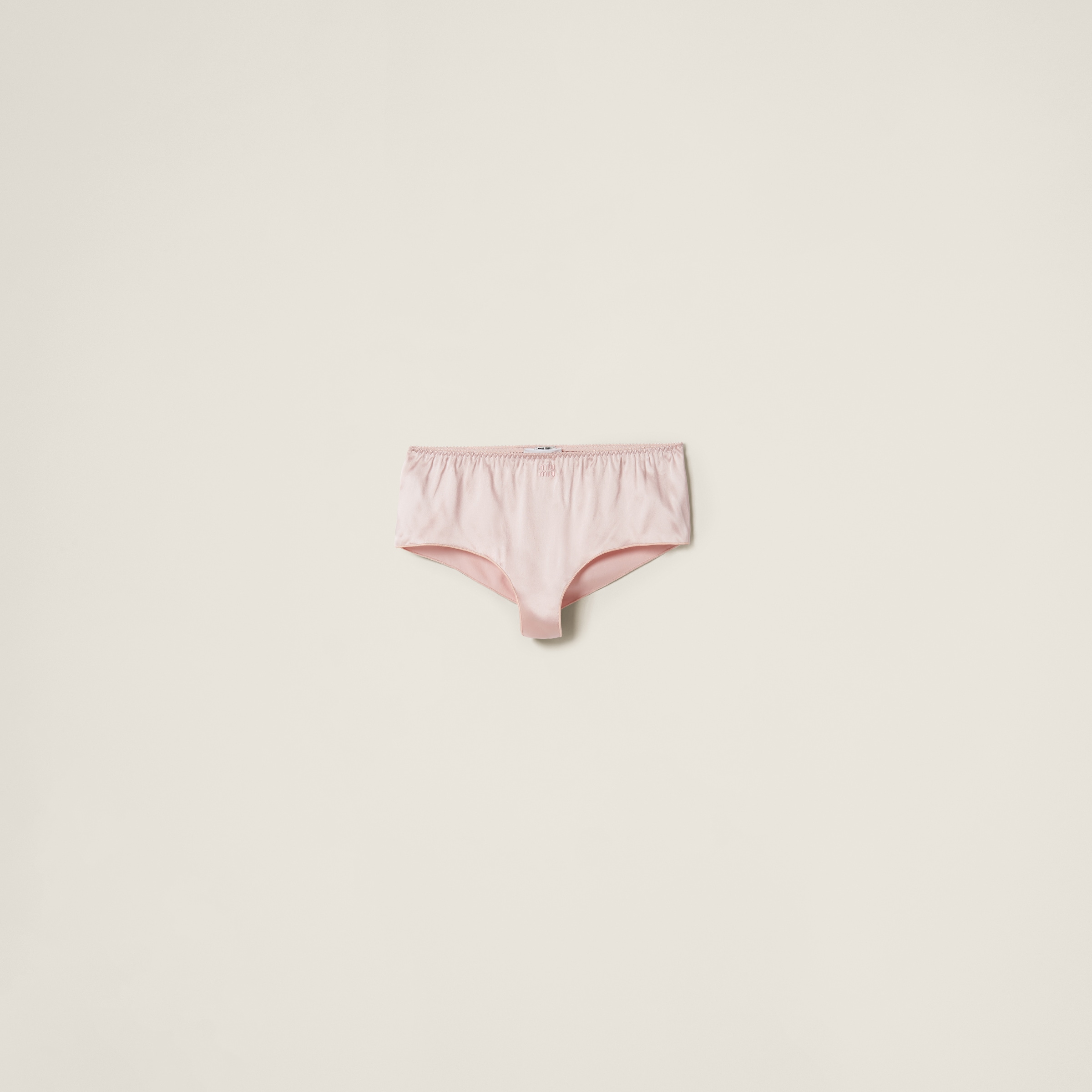 Miumiu Satin Panty In Opal