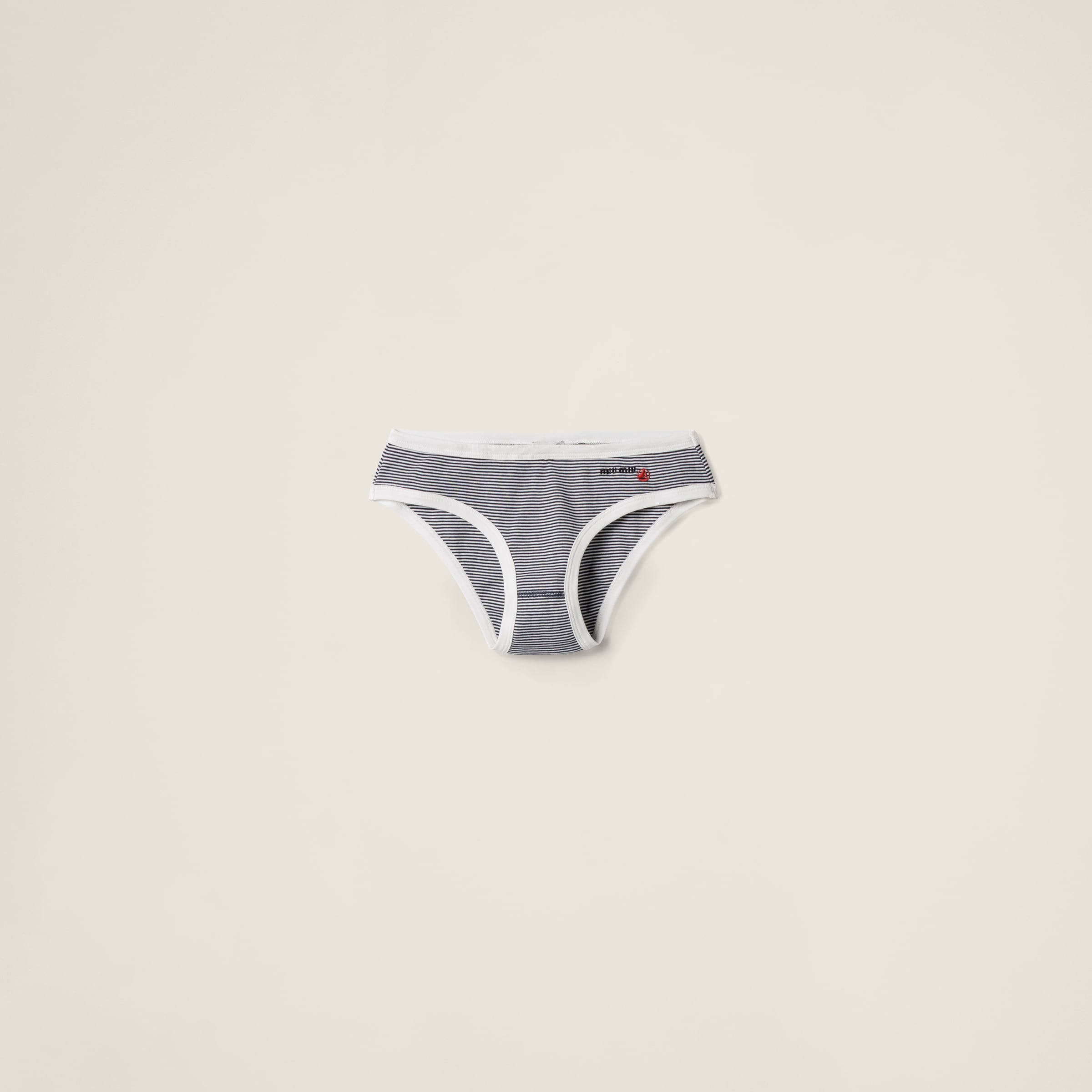 Miu Miu Petit Bateau X  Ribbed Jersey Briefs