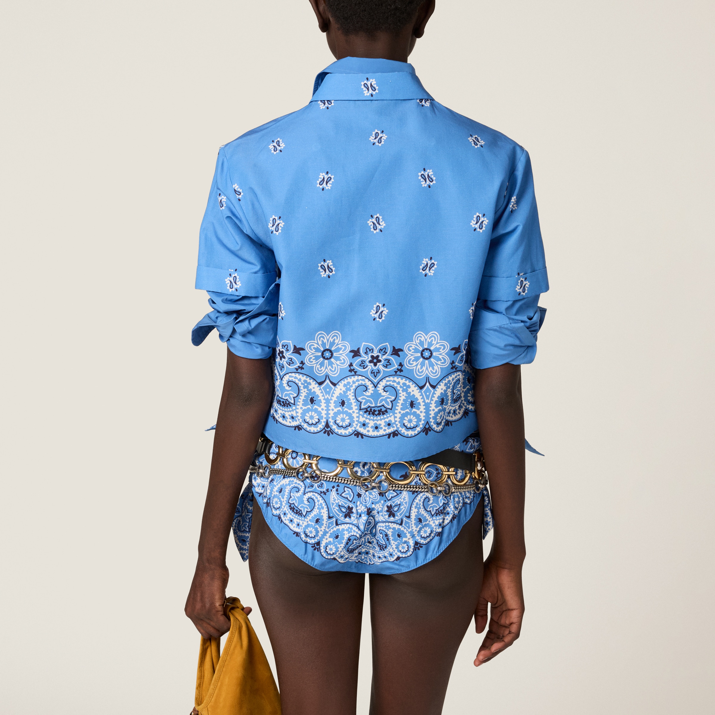 Miu Miu Printed Poplin Briefs