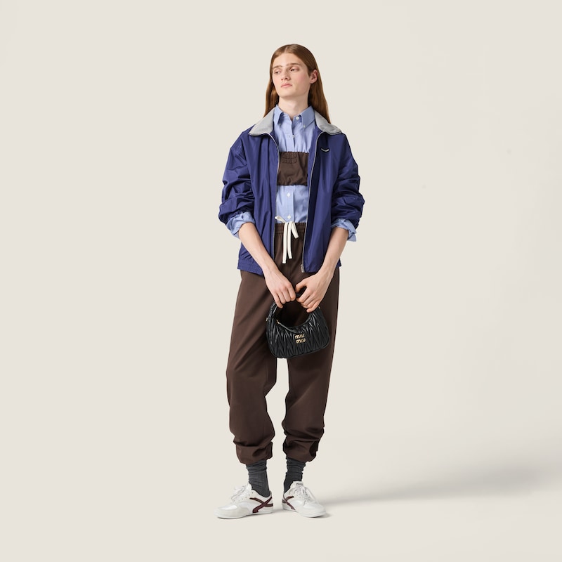 Washed twill bandeau top